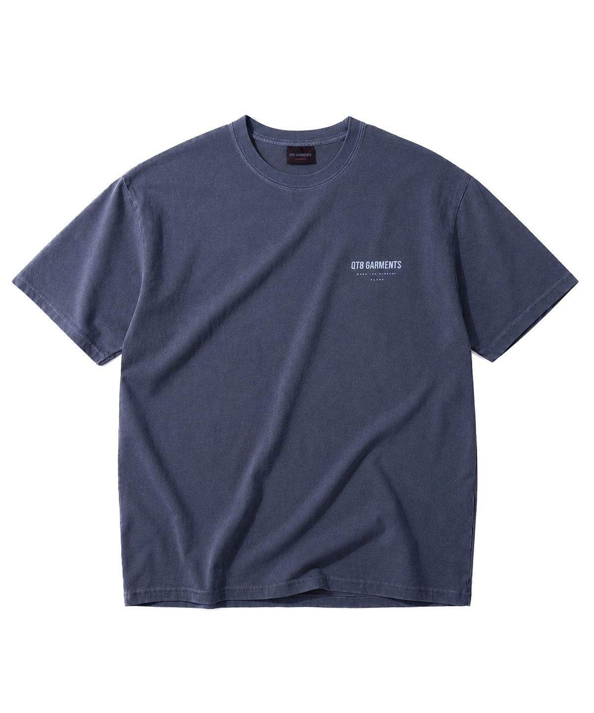 큐티에잇 가먼츠(QT8 GARMENTS) LB Pigment Simple Logo Tee (Navy)