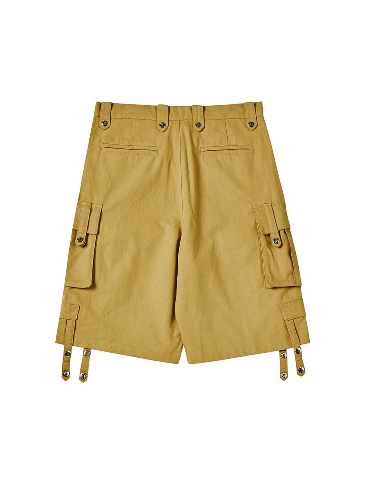 엔와이엑스엑스(NYXX) BUTTON CARGO HALF PANTS BEIGE