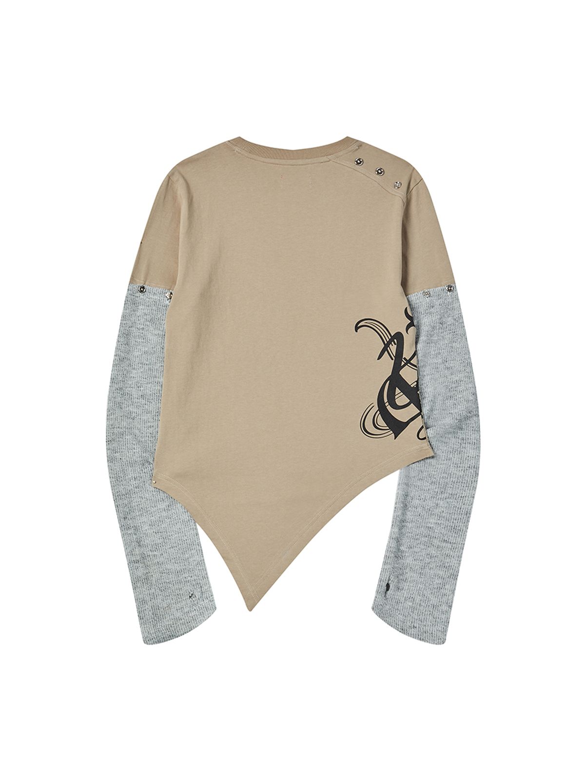 엔와이엑스엑스(NYXX) 2-WAY BUTTON ARM LONG SLEEVE BEIGE