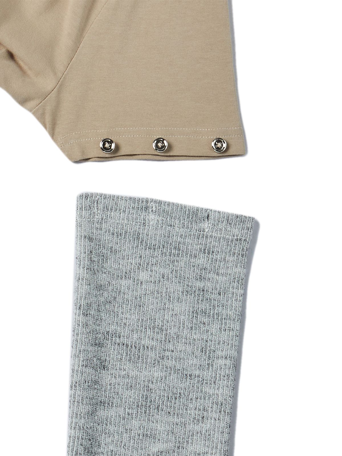엔와이엑스엑스(NYXX) 2-WAY BUTTON ARM LONG SLEEVE BEIGE
