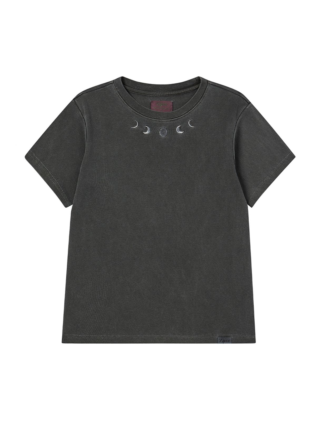 엔와이엑스엑스(NYXX) P.O.M SOLID PIGMENT TEE CHARCOAL