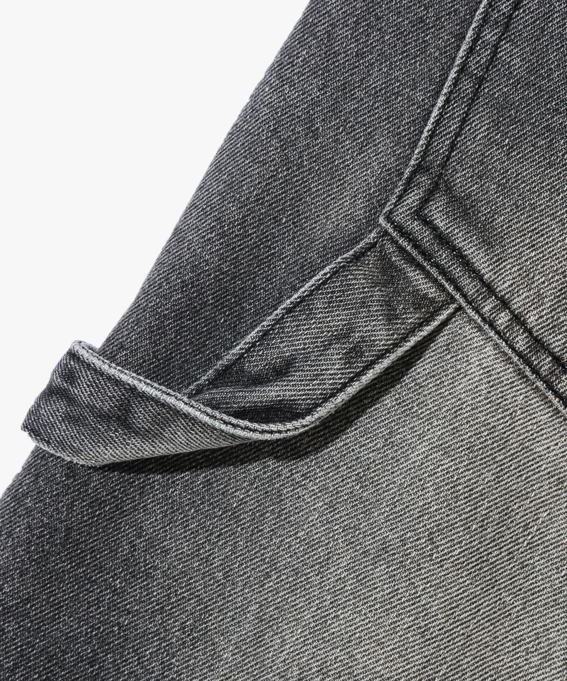MUSINSA | DIMITRI BLACK Bio-Washing Carpenter Bermuda Denim