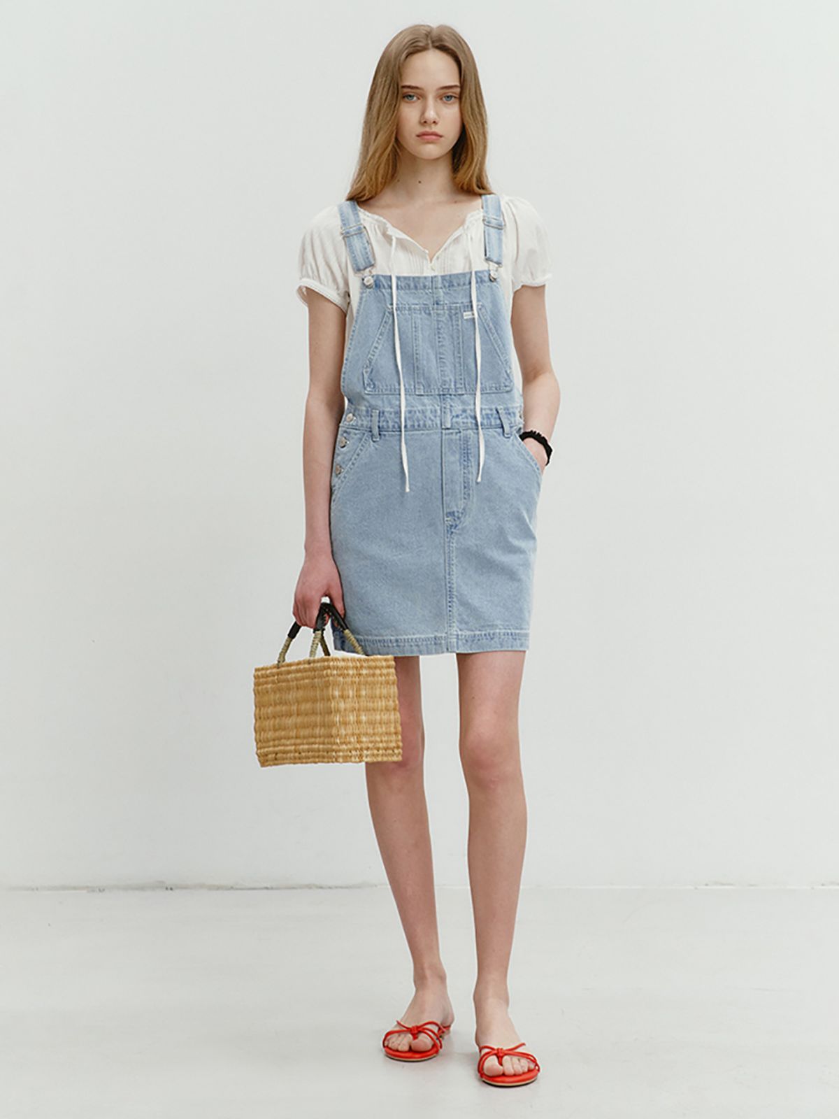던스트(DUNST) 2-WAY SHIRRING BLOUSE_UDBL5B223_OFF WHITE