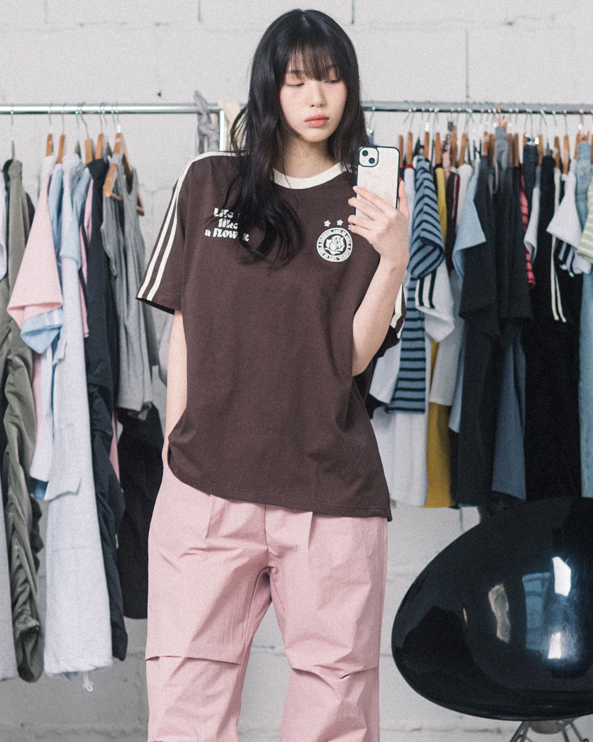 해비즘(HAVISM) LLF UNIFORM S/S TEE(BROWN)