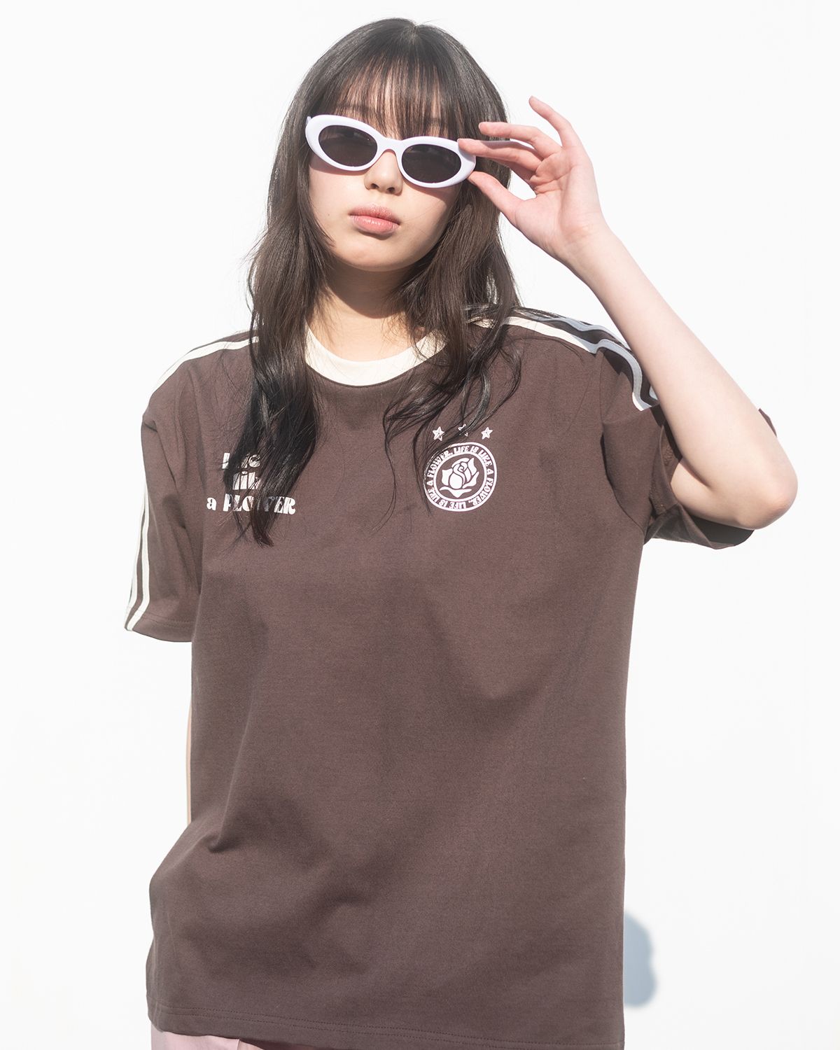 해비즘(HAVISM) LLF UNIFORM S/S TEE(BROWN)