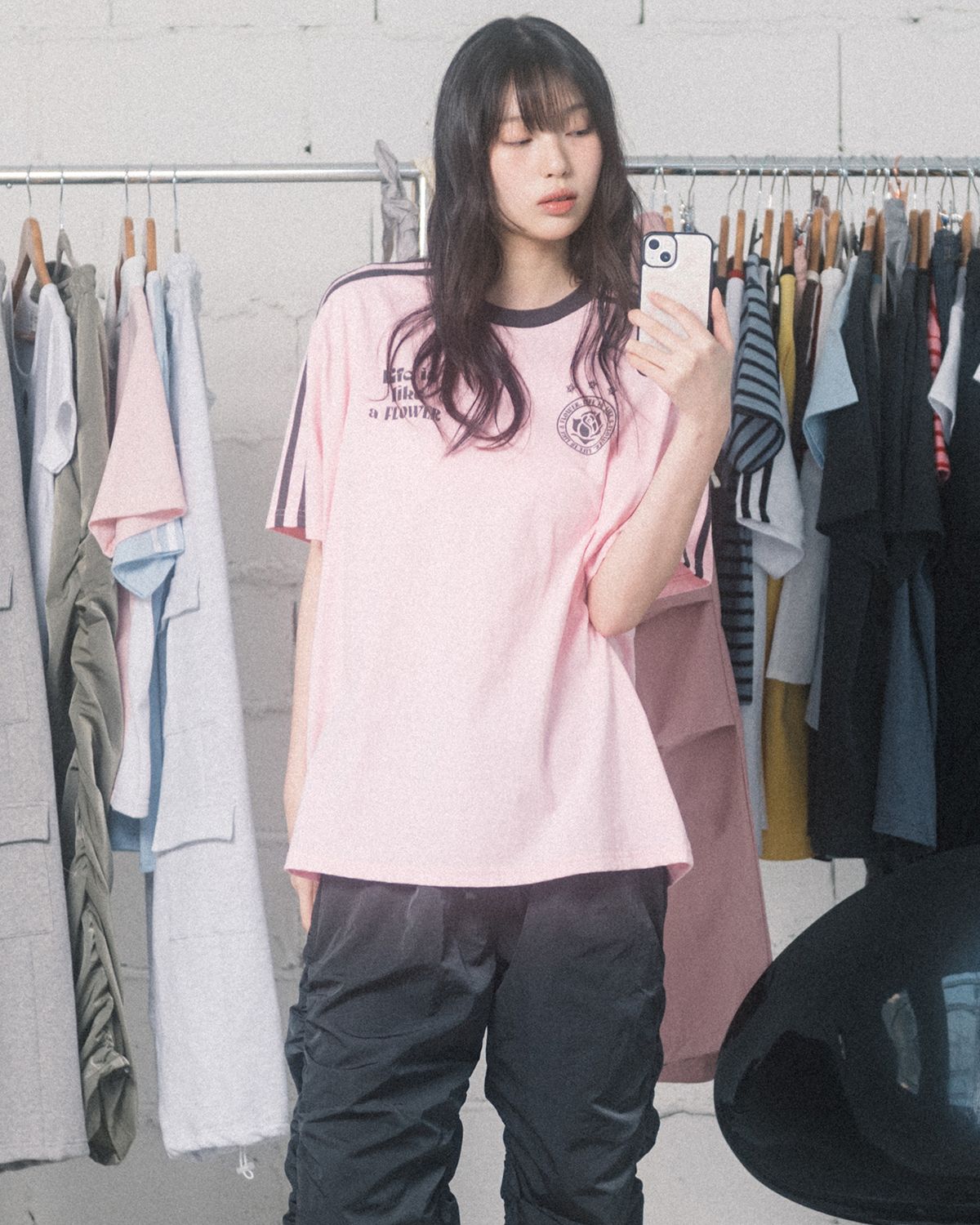 해비즘(HAVISM) LLF UNIFORM S/S TEE(PINK)