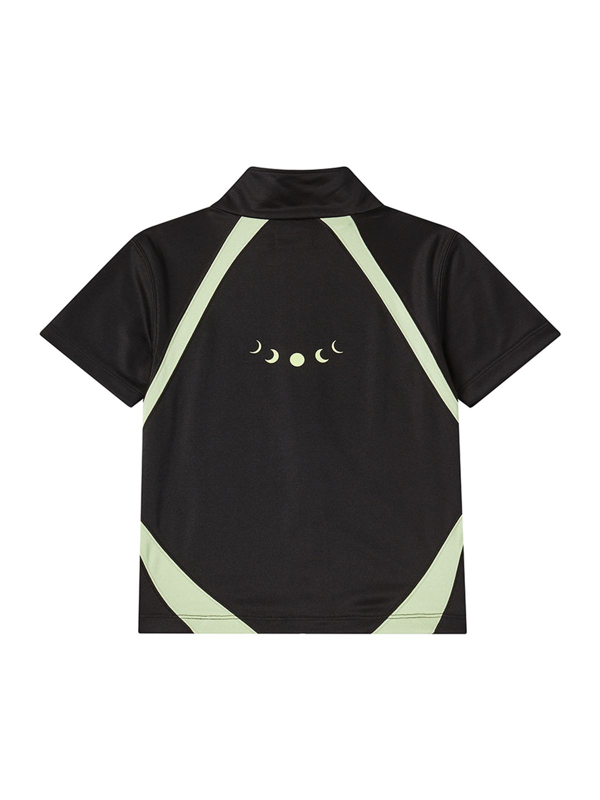 엔와이엑스엑스(NYXX) EMBLEM MOCKNECK ZIP-UP TOP BLACK