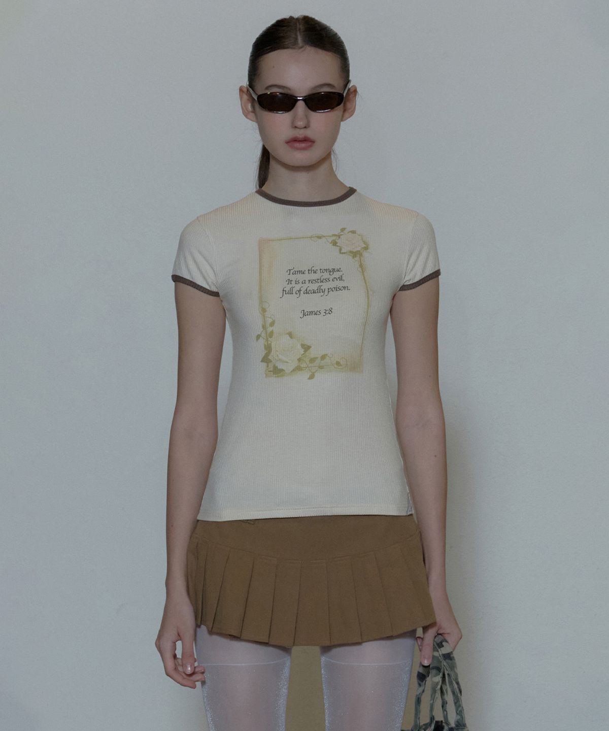 스컬프터(SCULPTOR) Rose Ringer Tee Raw