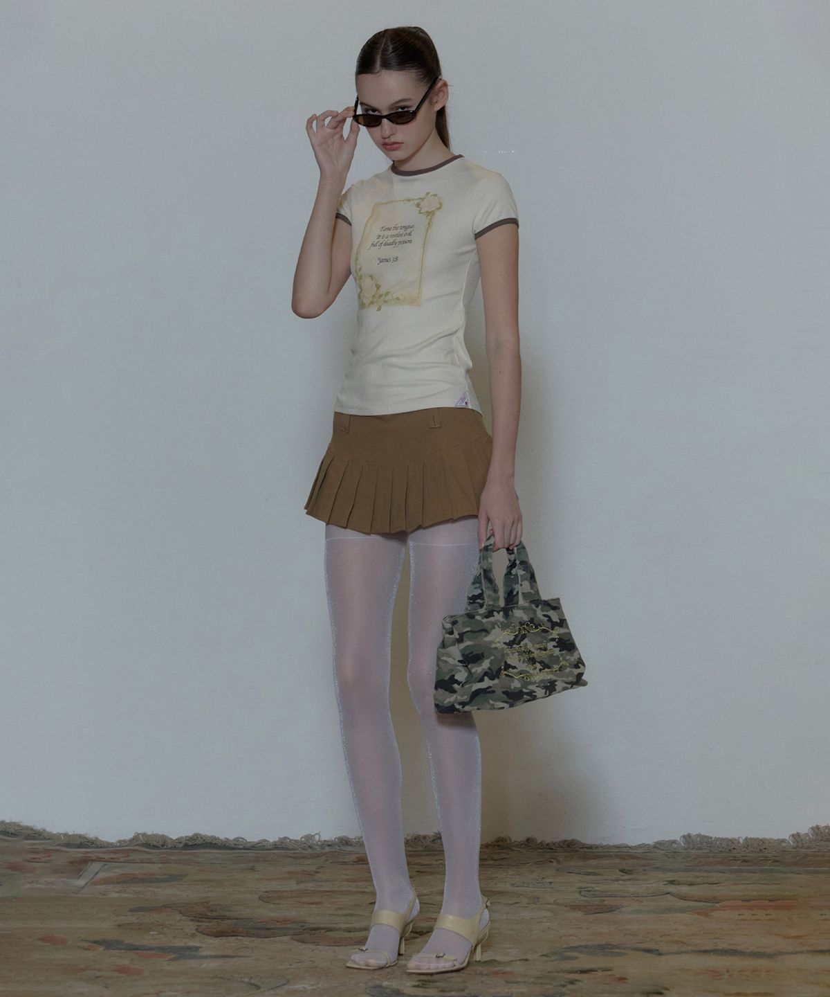 스컬프터(SCULPTOR) Rose Ringer Tee Raw