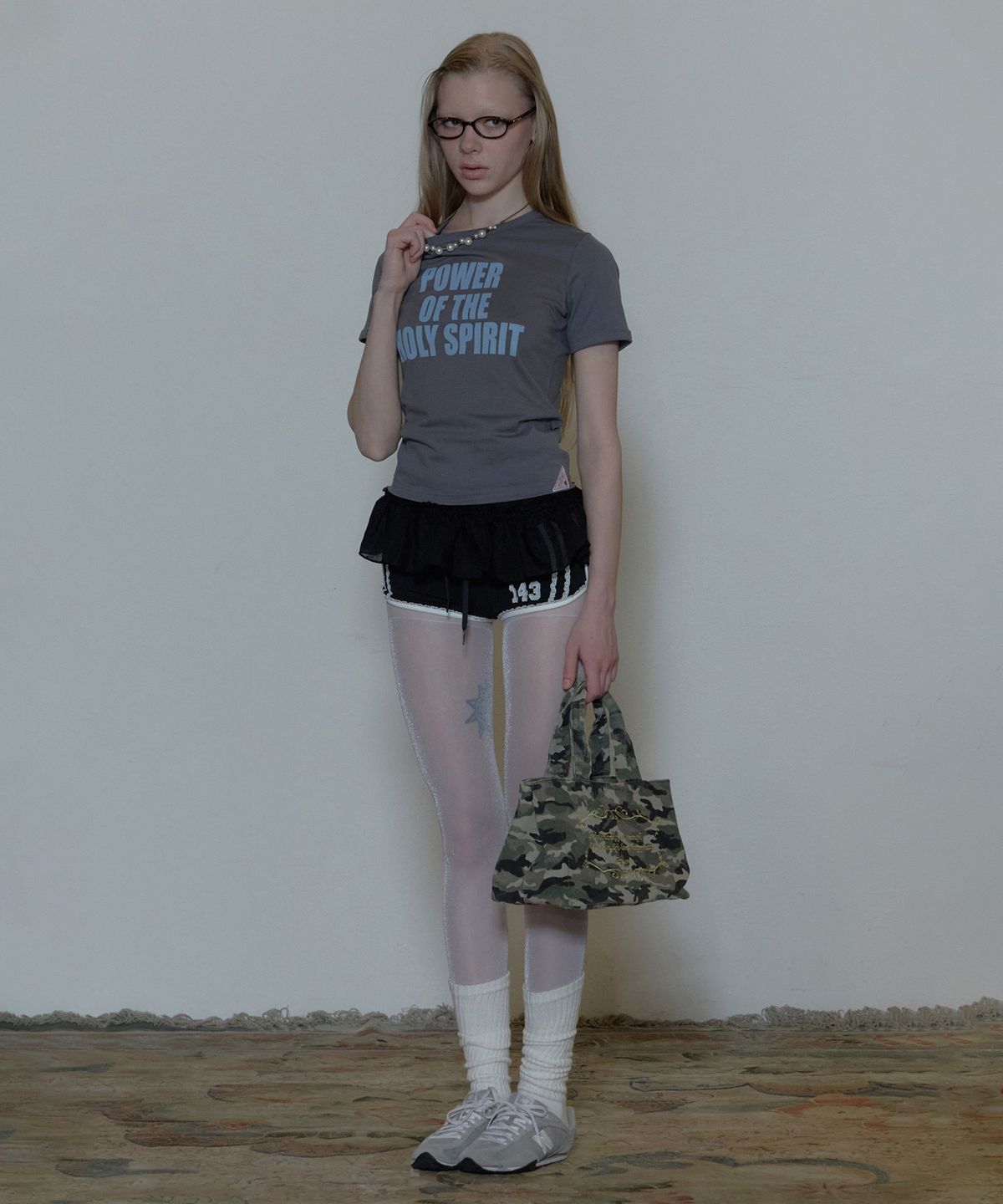 스컬프터(SCULPTOR) Spirit Baby Tee Charcoal