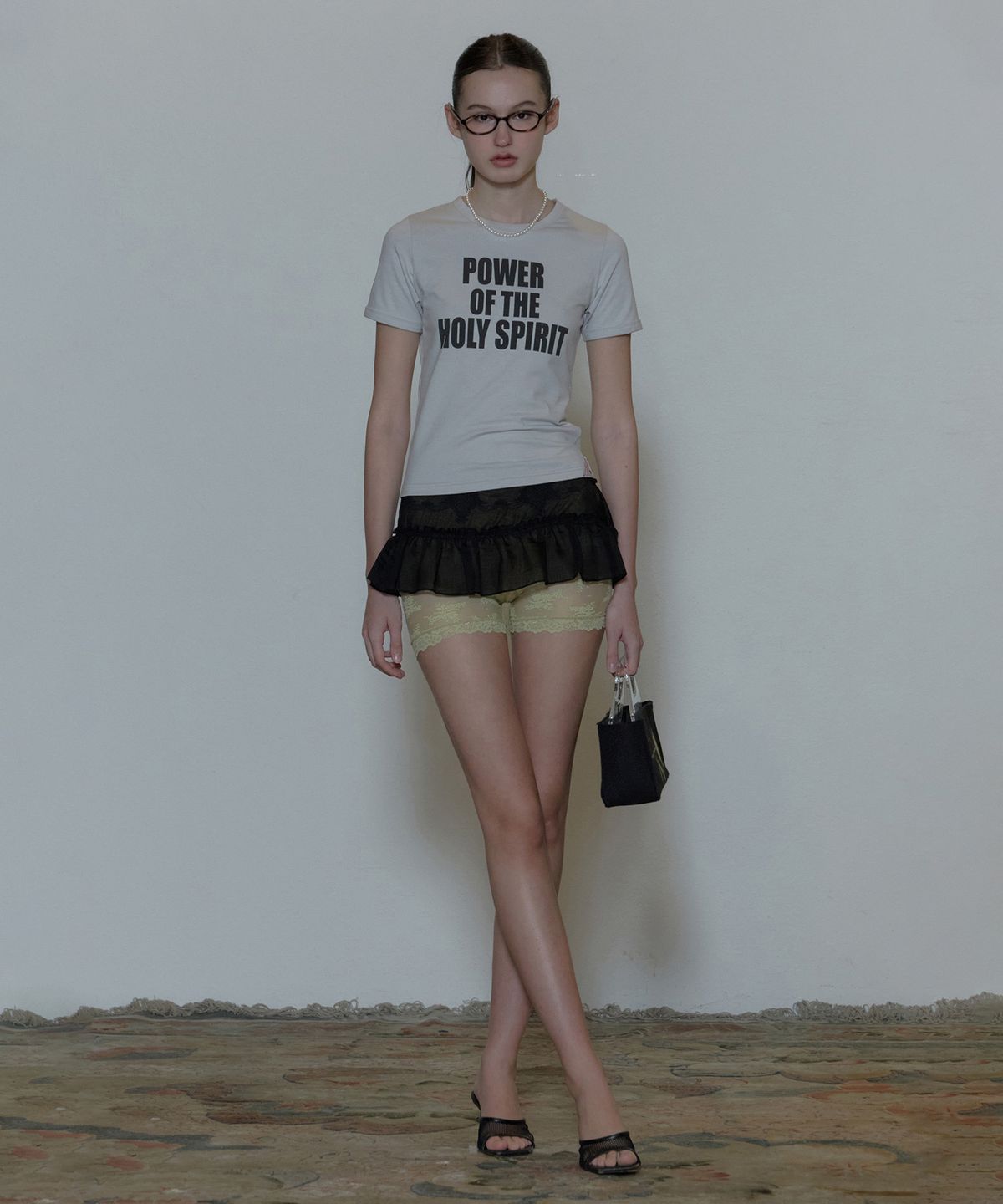 스컬프터(SCULPTOR) Spirit Baby Tee Warm Gray