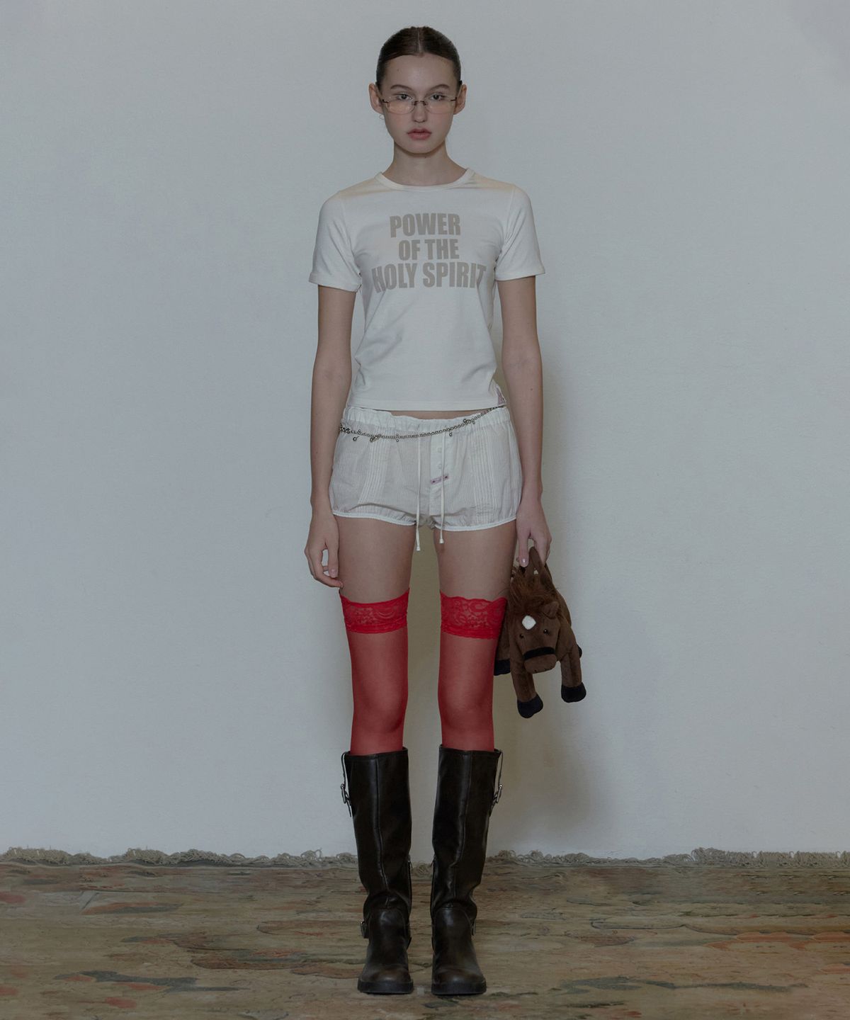 스컬프터(SCULPTOR) Spirit Baby Tee Ivory