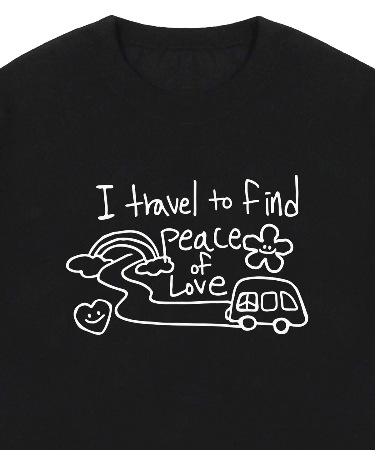 그레이버(GRAVER) [UNISEX]TRAVEL 드로잉 반팔티_블랙