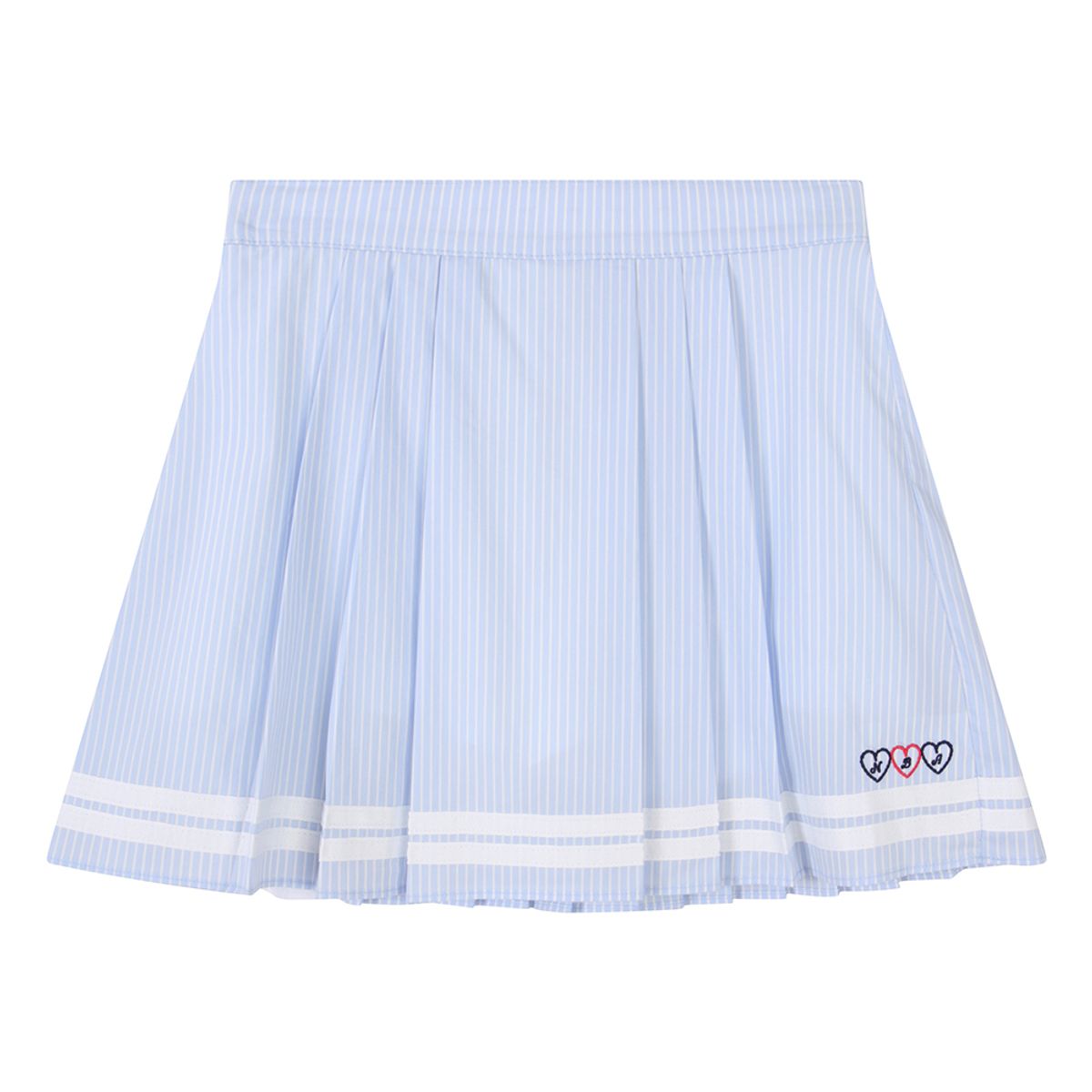 엔비에이 키즈(NBA KIDS) 여아 하트로고 포인트 스커트(K242SK610P) 라이트 블루