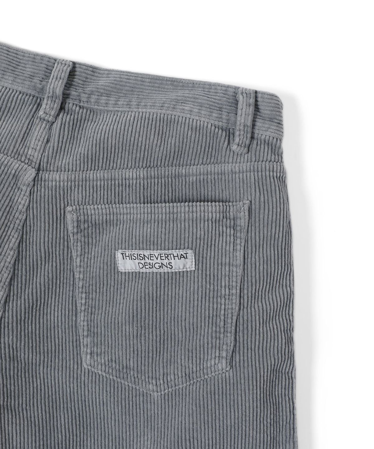 디스이즈네버댓(THISISNEVERTHAT) Overdyed Corduroy Short Grey