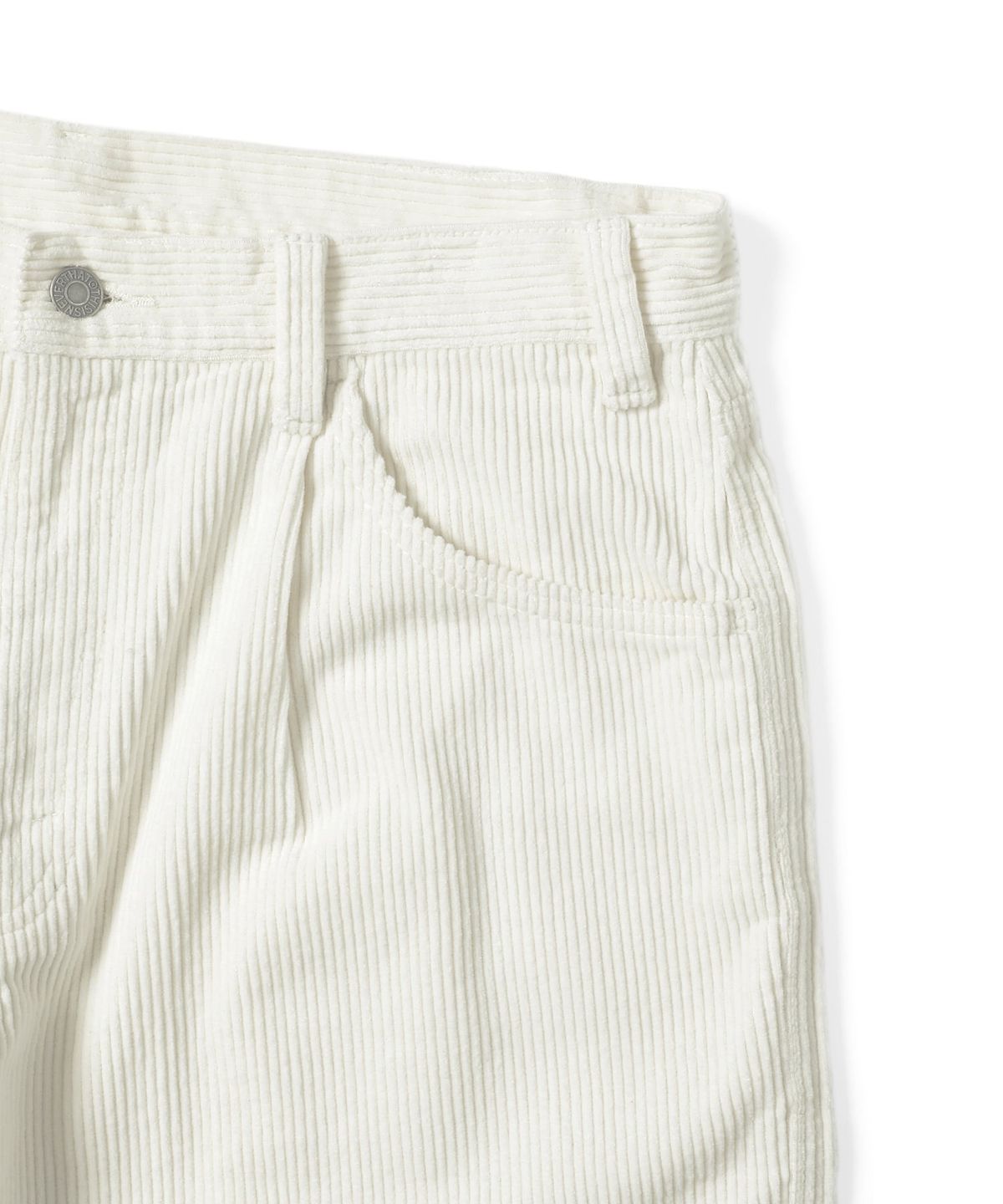 디스이즈네버댓(THISISNEVERTHAT) Overdyed Corduroy Short White