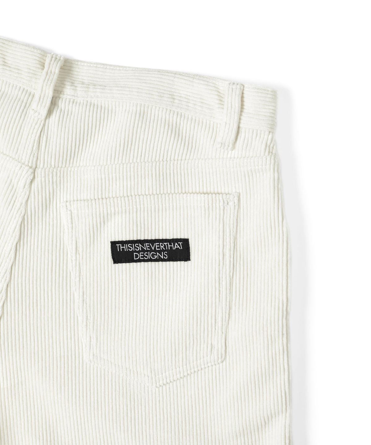 디스이즈네버댓(THISISNEVERTHAT) Overdyed Corduroy Short White