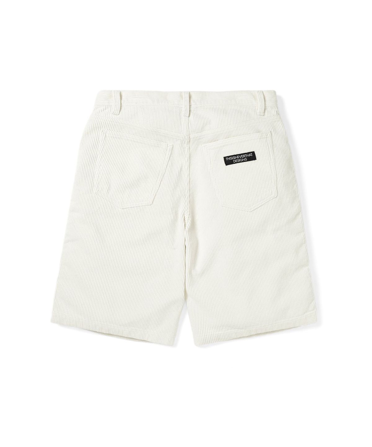 디스이즈네버댓(THISISNEVERTHAT) Overdyed Corduroy Short White