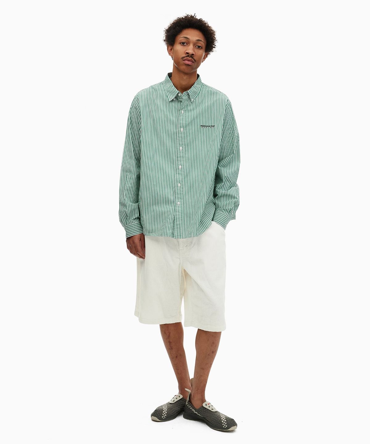 디스이즈네버댓(THISISNEVERTHAT) Overdyed Corduroy Short White