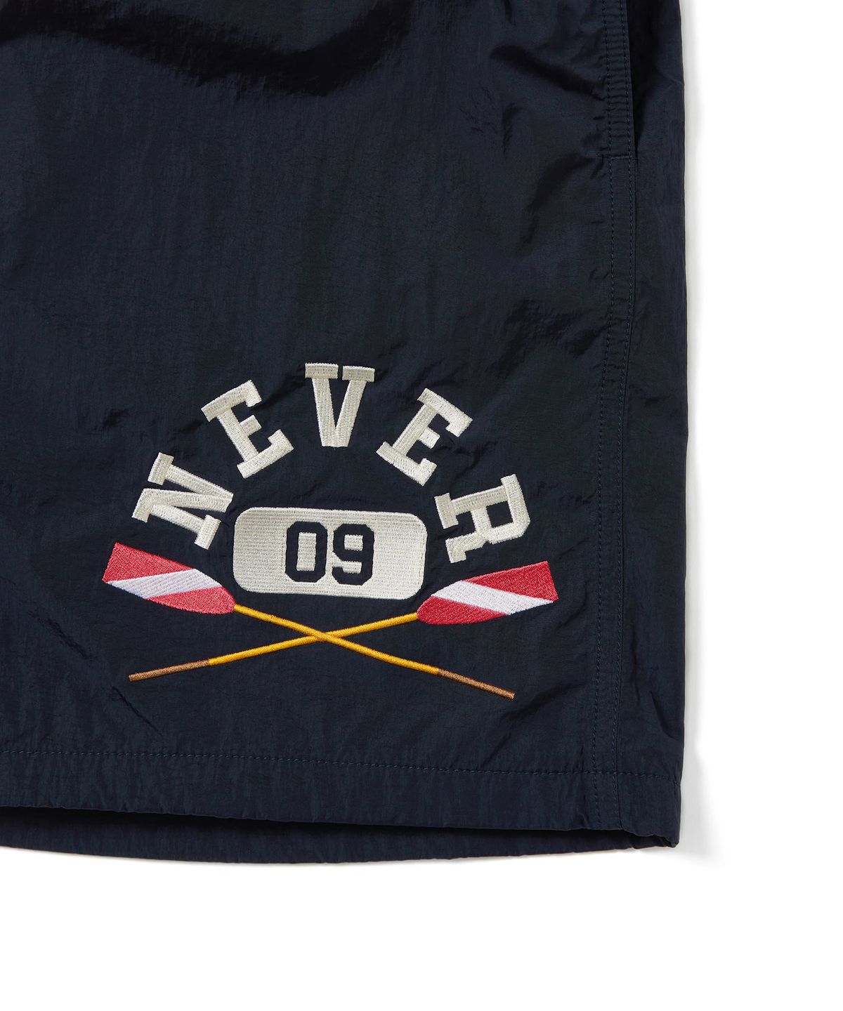 디스이즈네버댓(THISISNEVERTHAT) NEVER Block short Navy/White