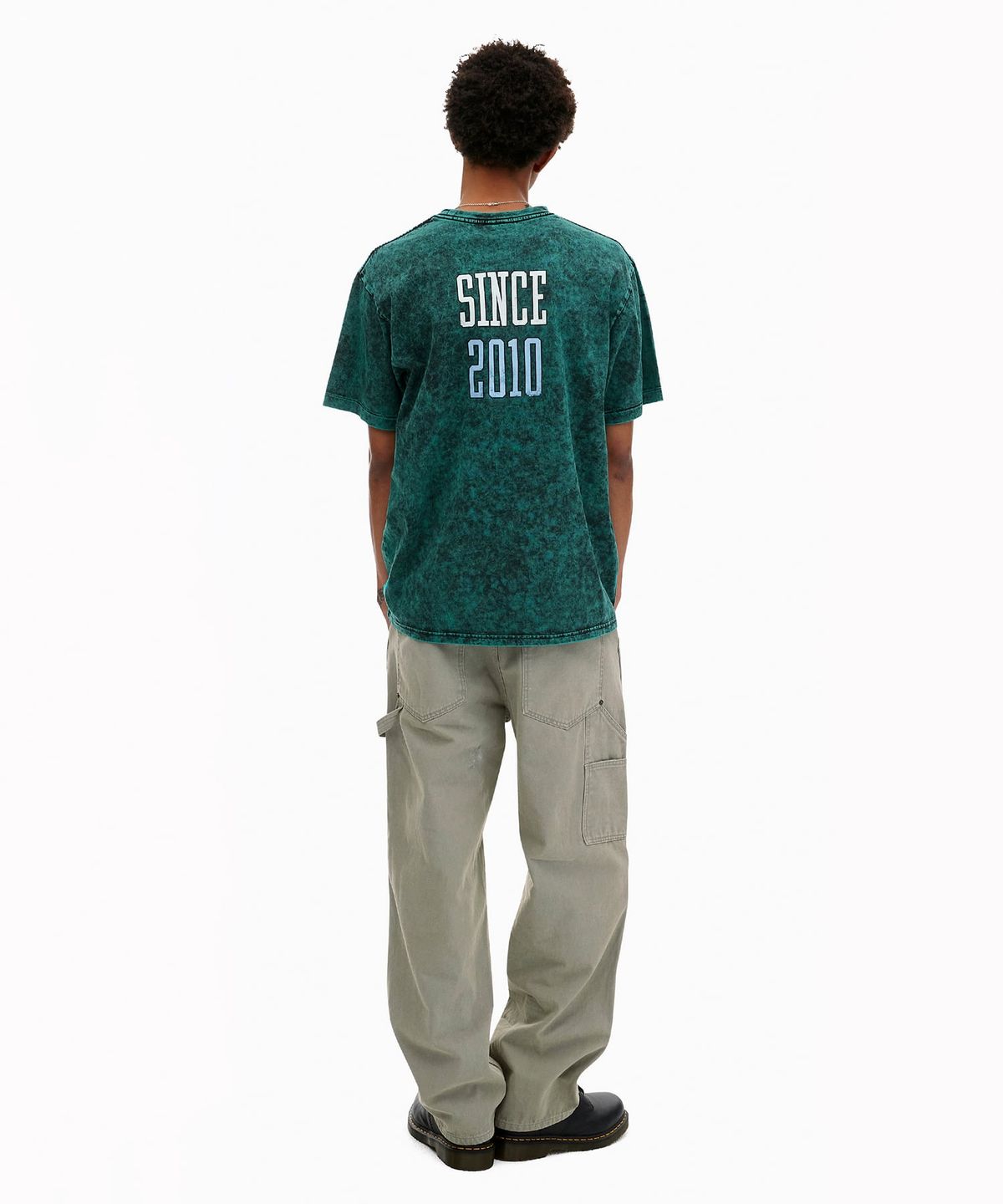 디스이즈네버댓(THISISNEVERTHAT) Faded Basketball Tee Green