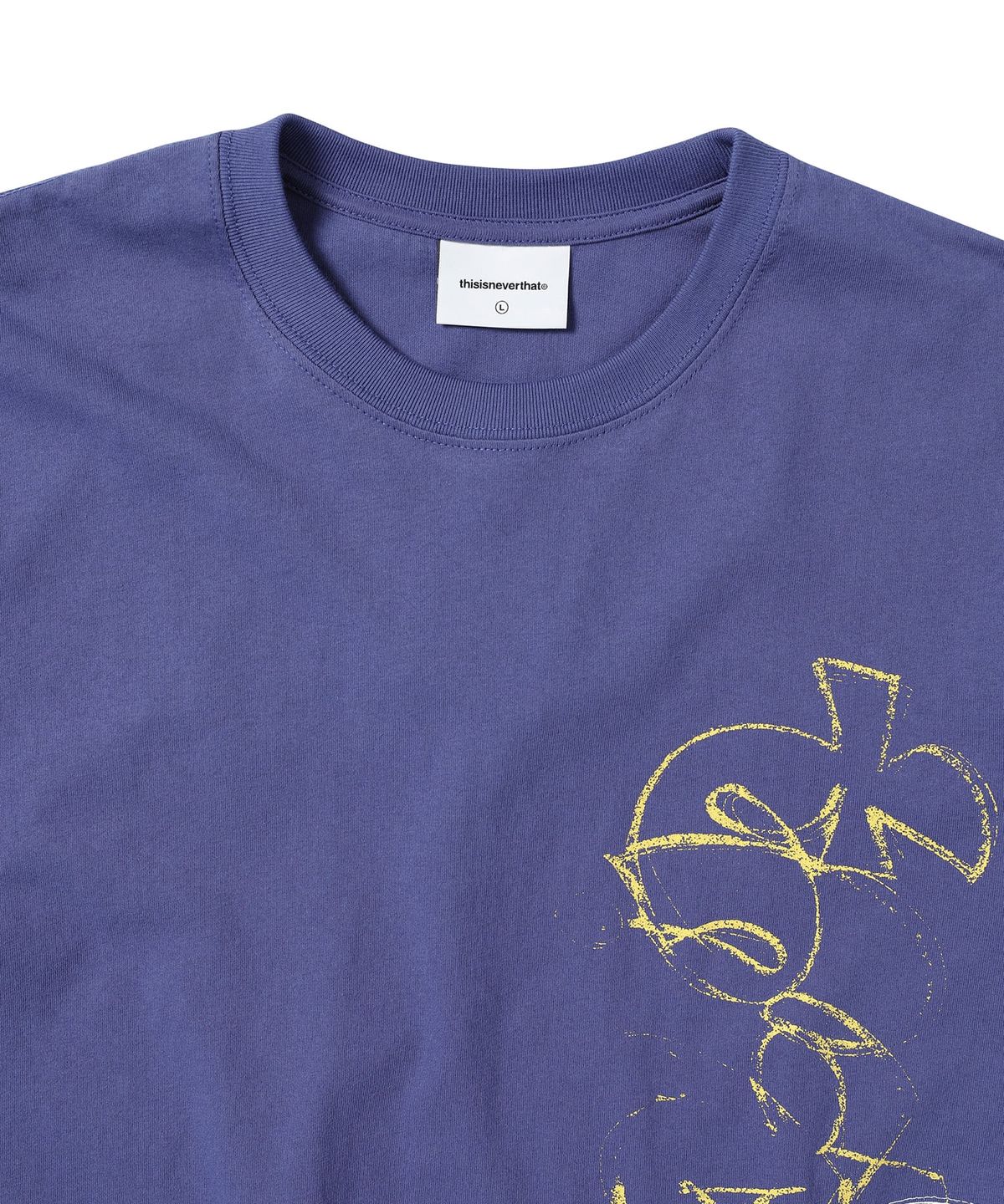 디스이즈네버댓(THISISNEVERTHAT) That Collage Tee Purple Blue