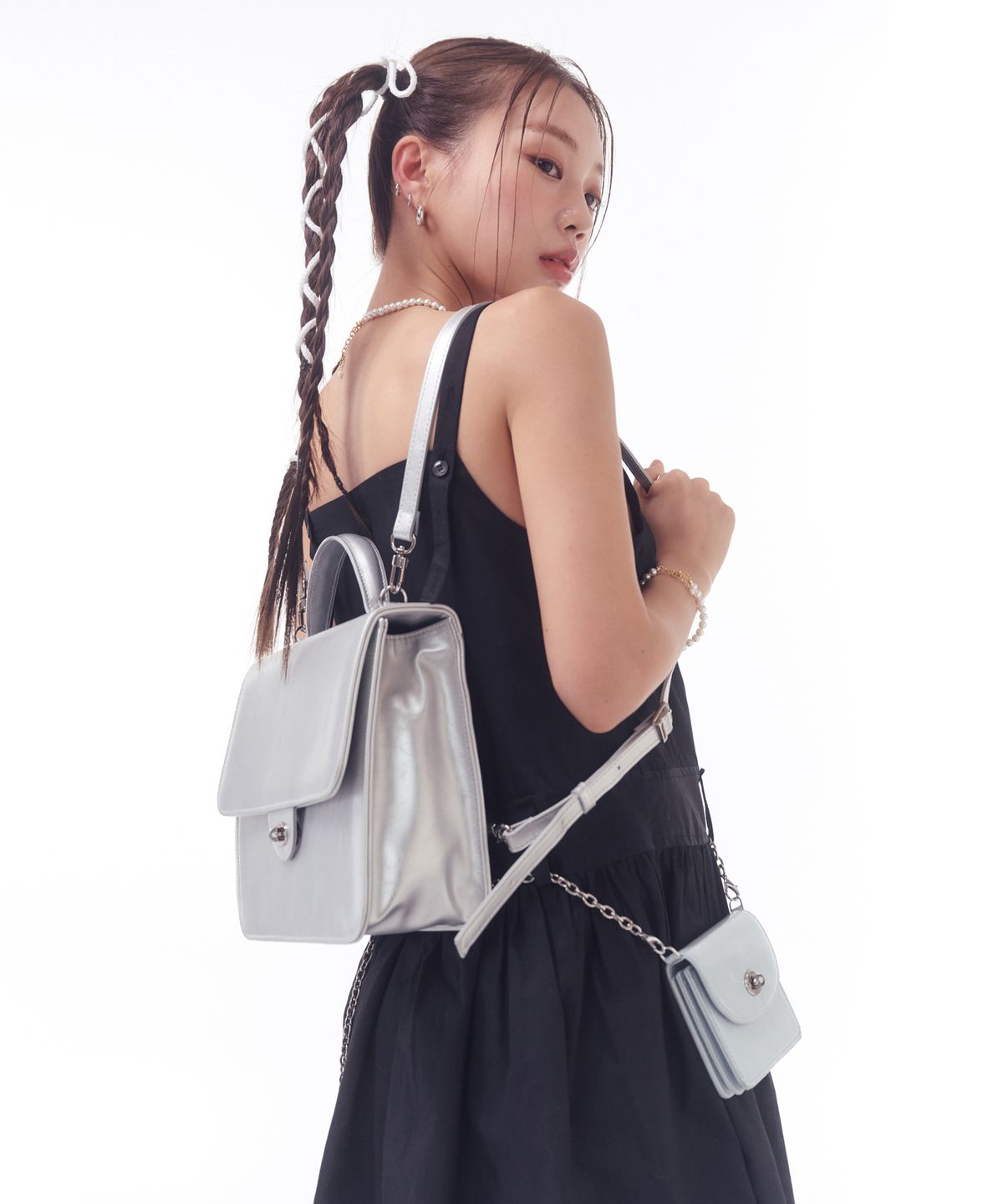 아노에틱(ANOETIC) ANC CLASSIC DIVERSE BAG_SILVER
