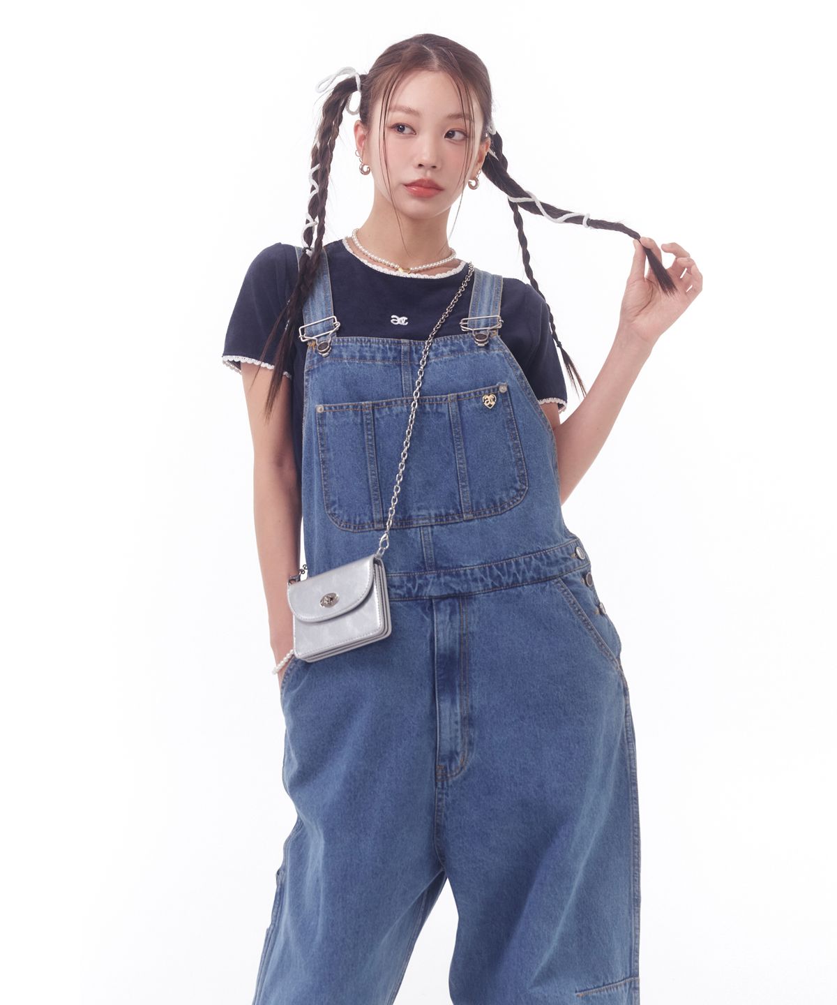 아노에틱(ANOETIC) WIDE DENIM OVERALL