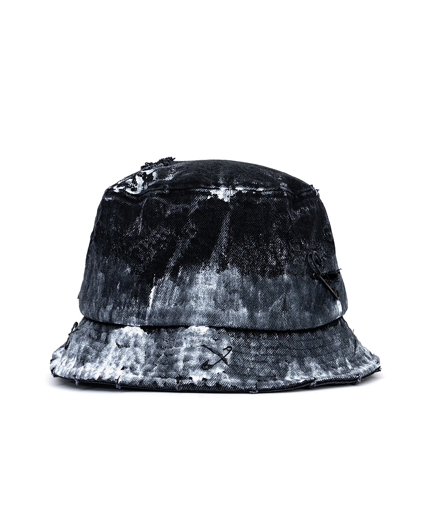 BLACKBLONDのBBD Smile Logo Denim Bucket Hat Custom Ver. 블랙블론드 BLACKBLOND - BBD Smile Logo Denim Bucket Hat