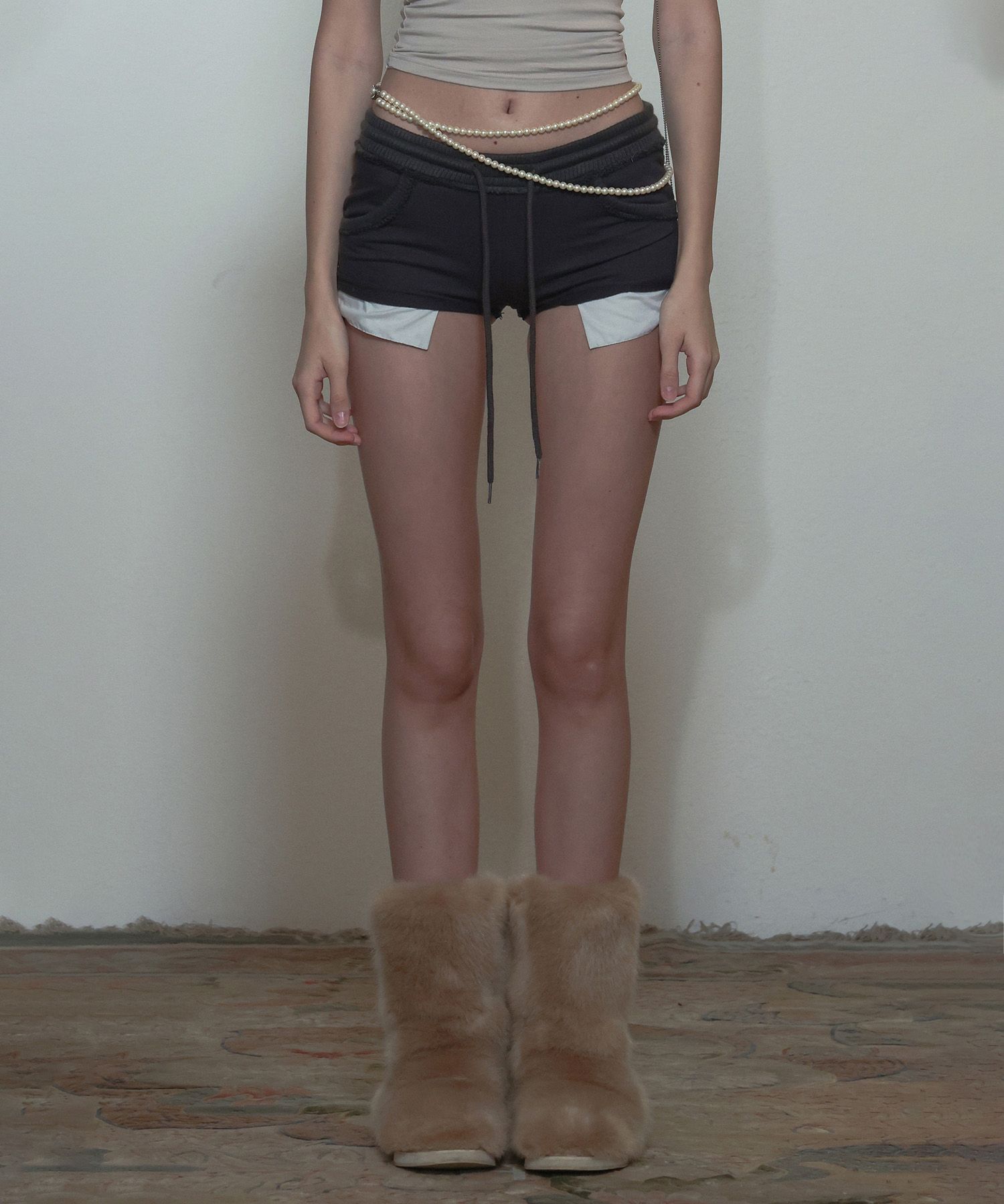 MUSINSA | SCULPTOR Bad Seed Shorts Charcoal