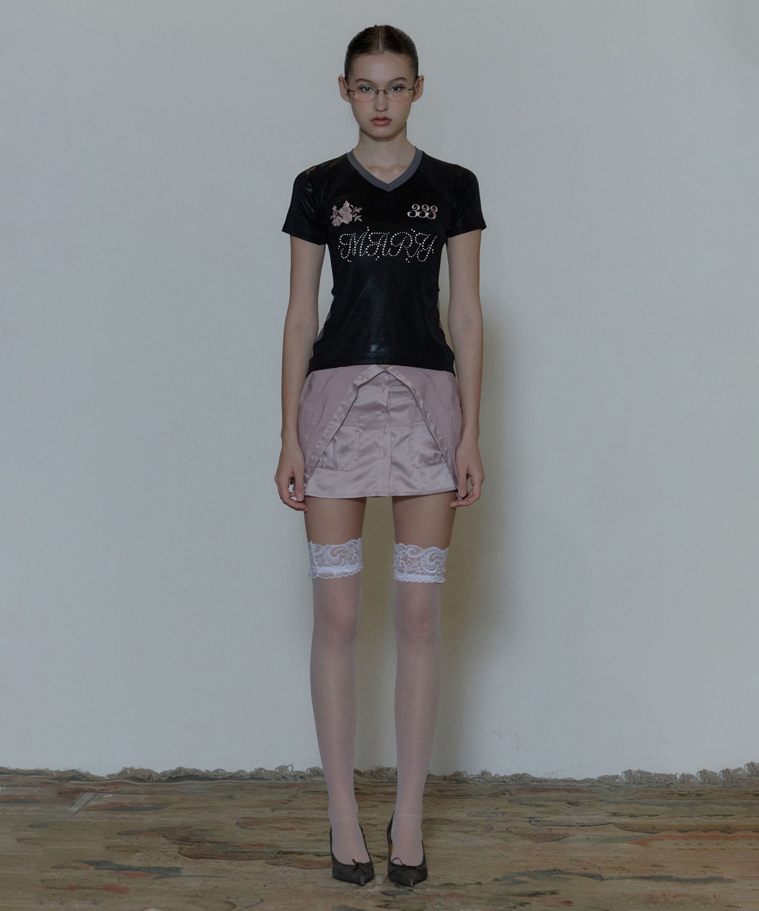 MUSINSA | SCULPTOR Team Mary Soccer Jersey Black