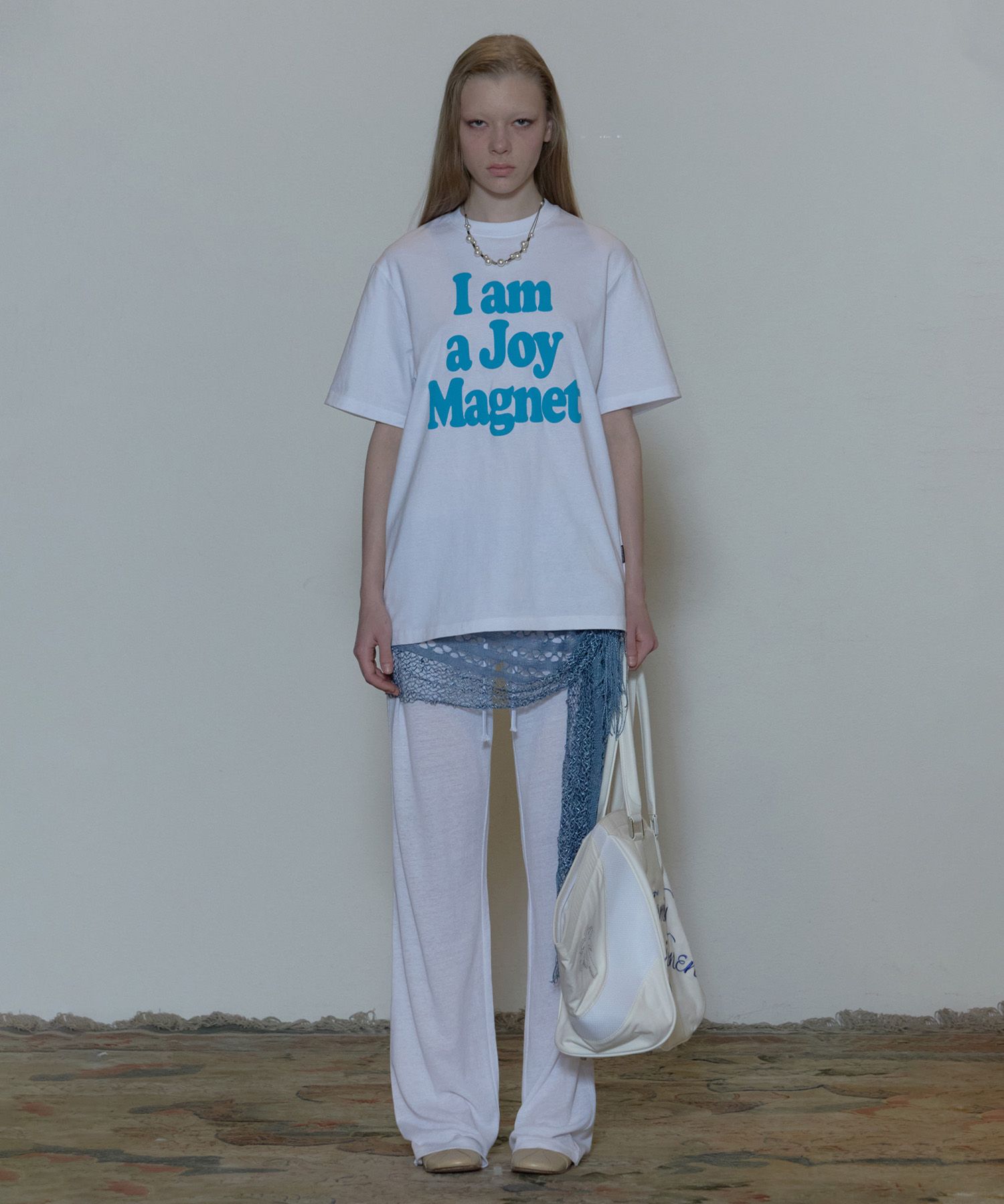 ★SCULPTOR★ I am a Joy Magnet Tee White SC24S252WH MUSINSA | SCULPTOR I am a Joy Magnet Tee White