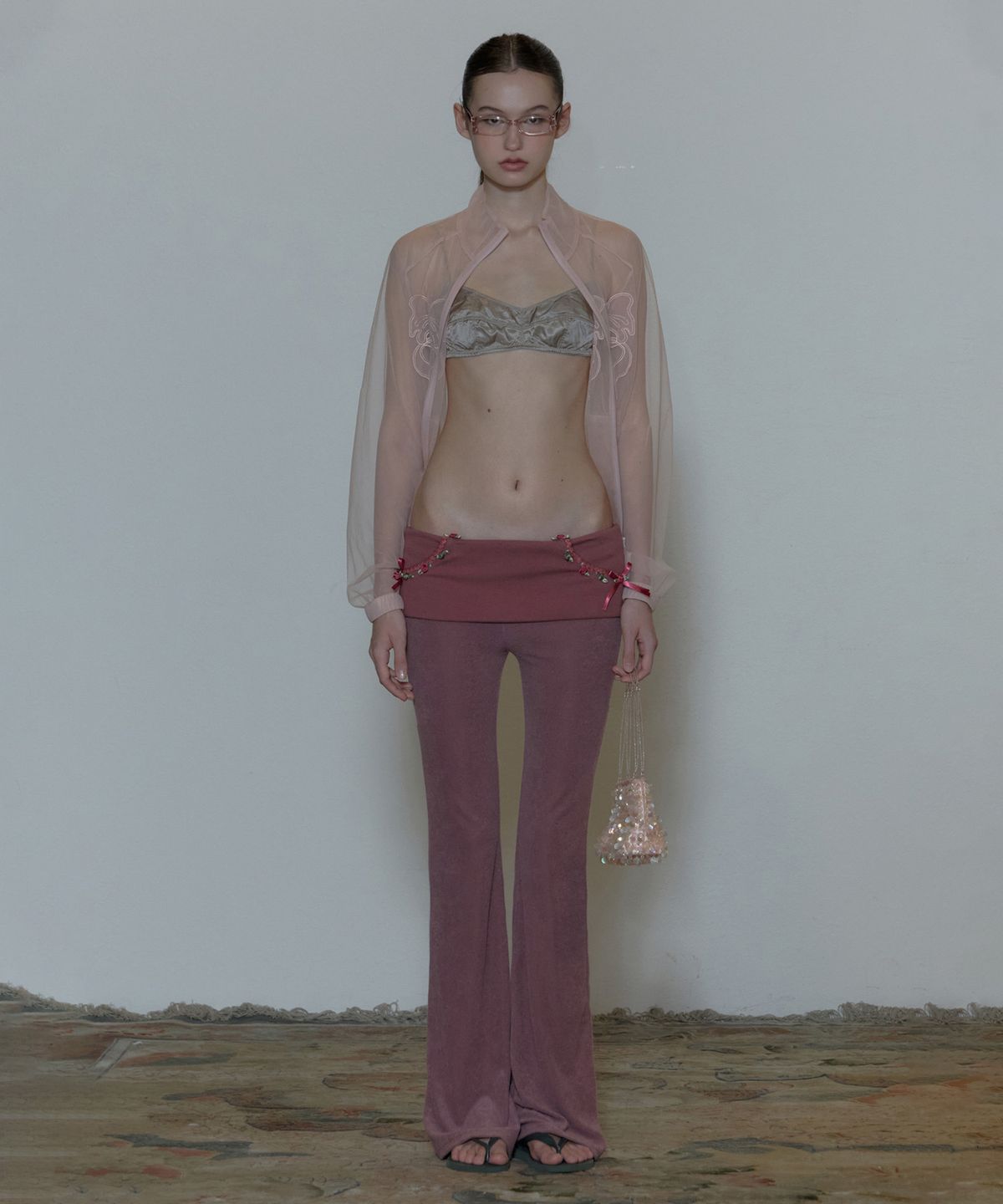 스컬프터(SCULPTOR) Rosy Terry Pants Purple