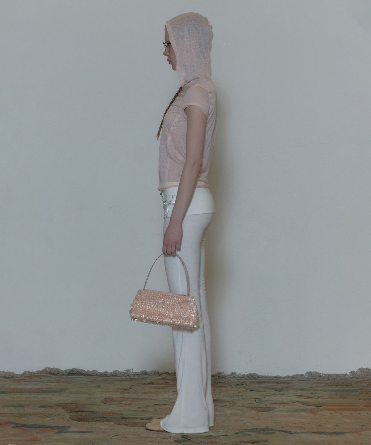 스컬프터(SCULPTOR) Rosy Terry Pants White