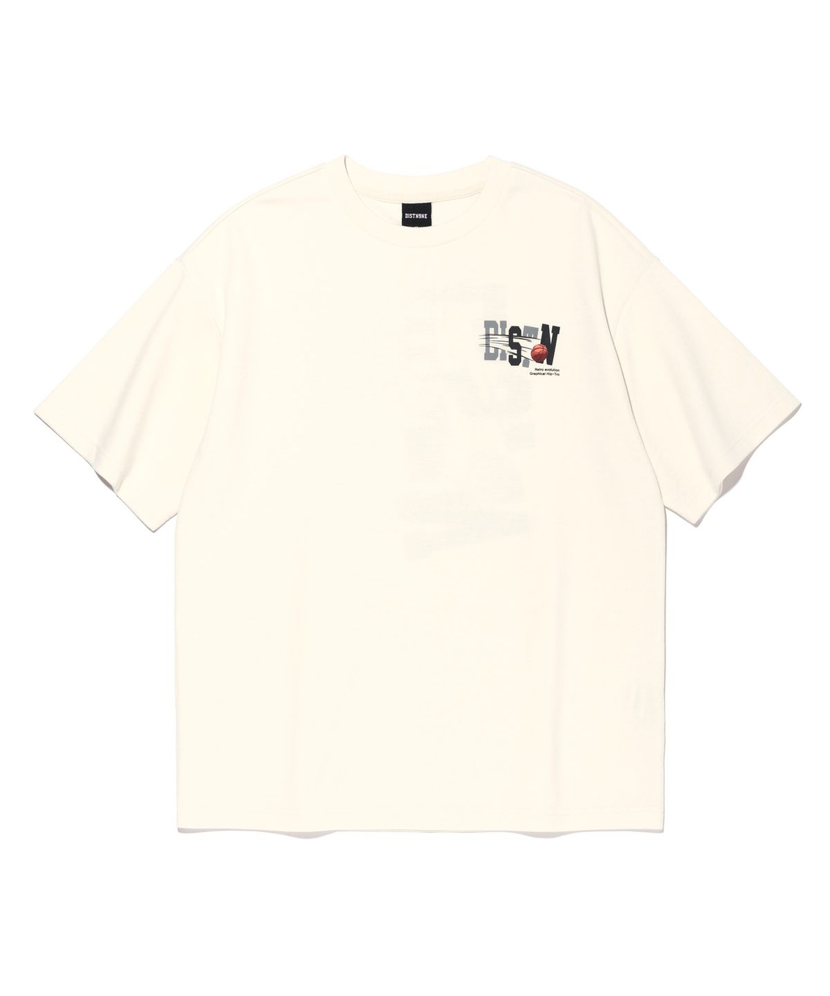 디스트나인(DISTN9NE) 스포티베어 반팔티 IVORY (LO2TU319-003)