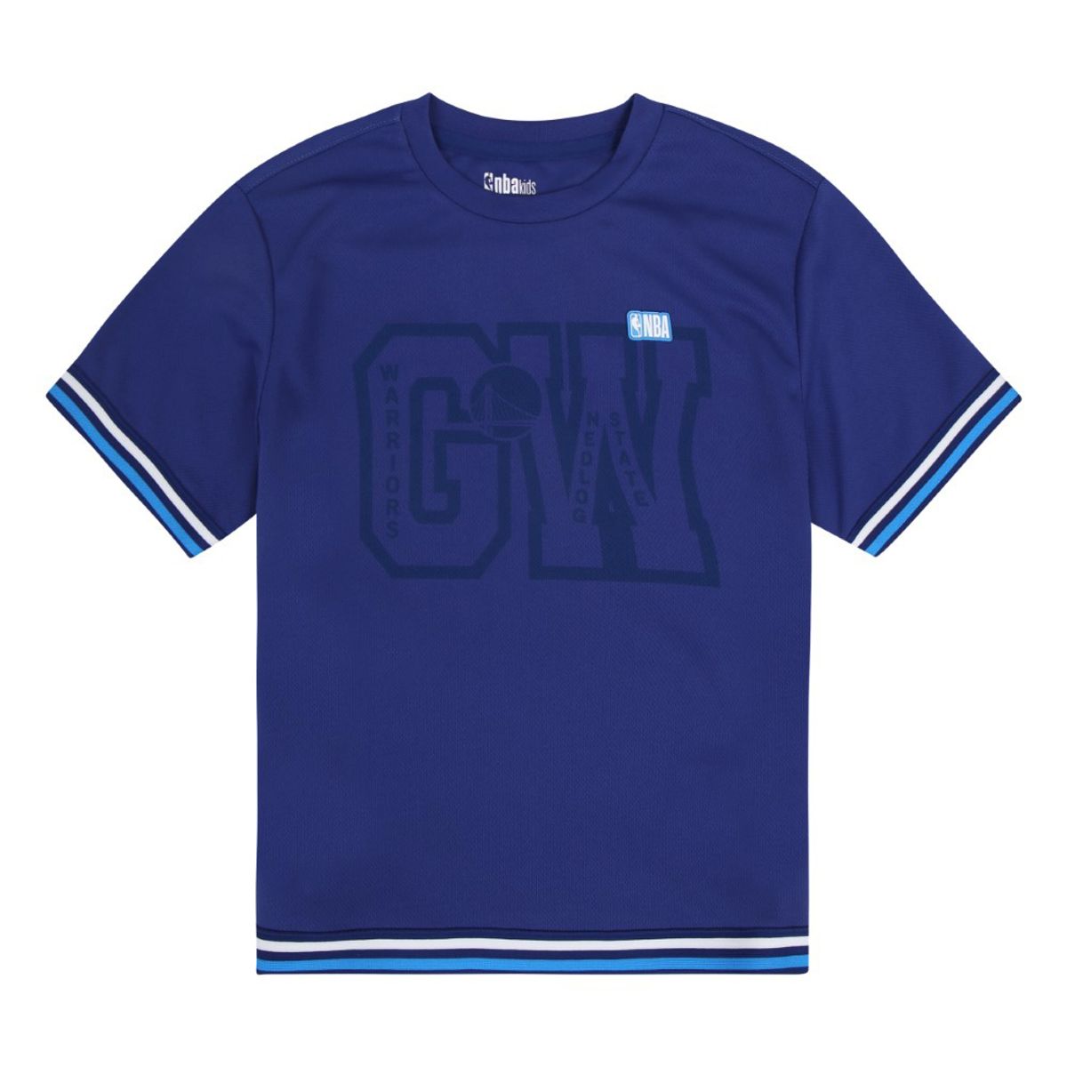 엔비에이 키즈(NBA KIDS) 팀그래픽 폴리 메쉬 반소매 티셔츠(K242TS110P) 블루