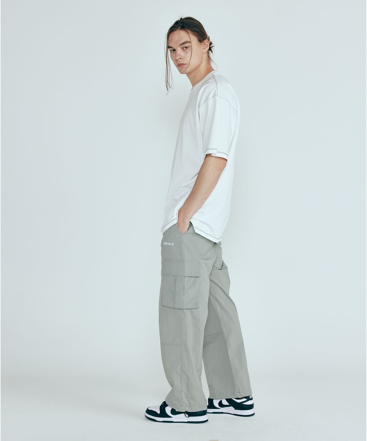 키네티클로(KINETICLO) 나일론 카고 팬츠(GREY)