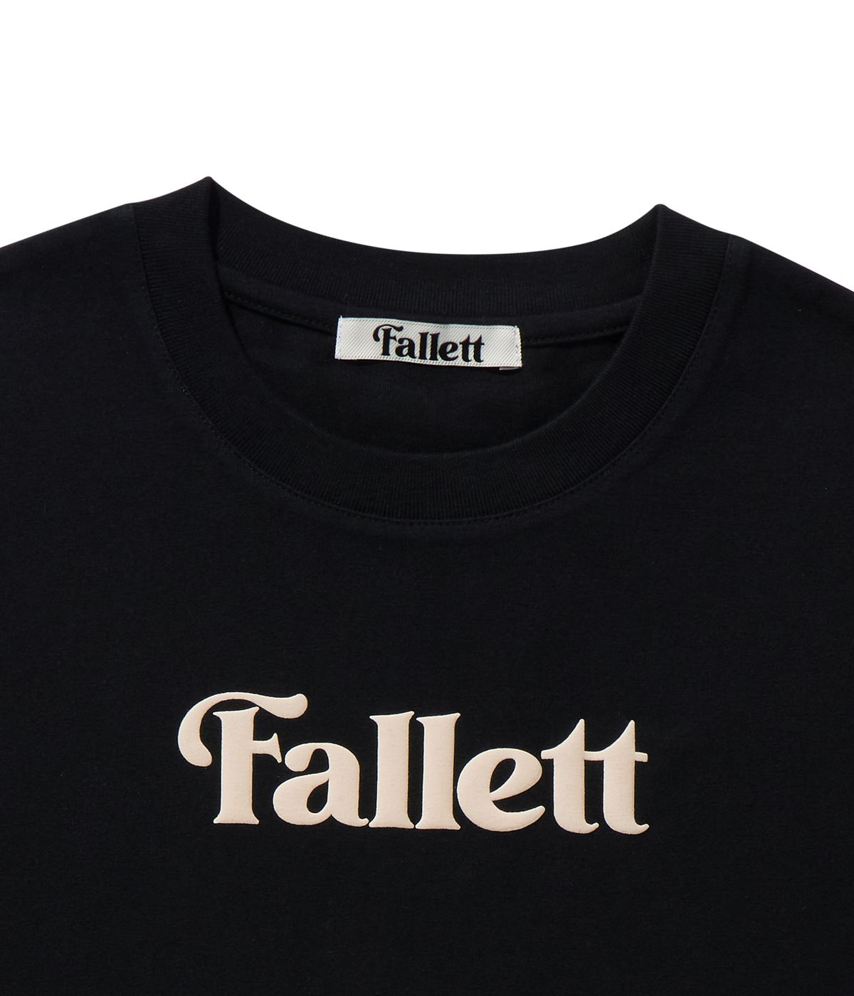 팔렛(FALLETT) 스토리 로고 반팔티 블랙