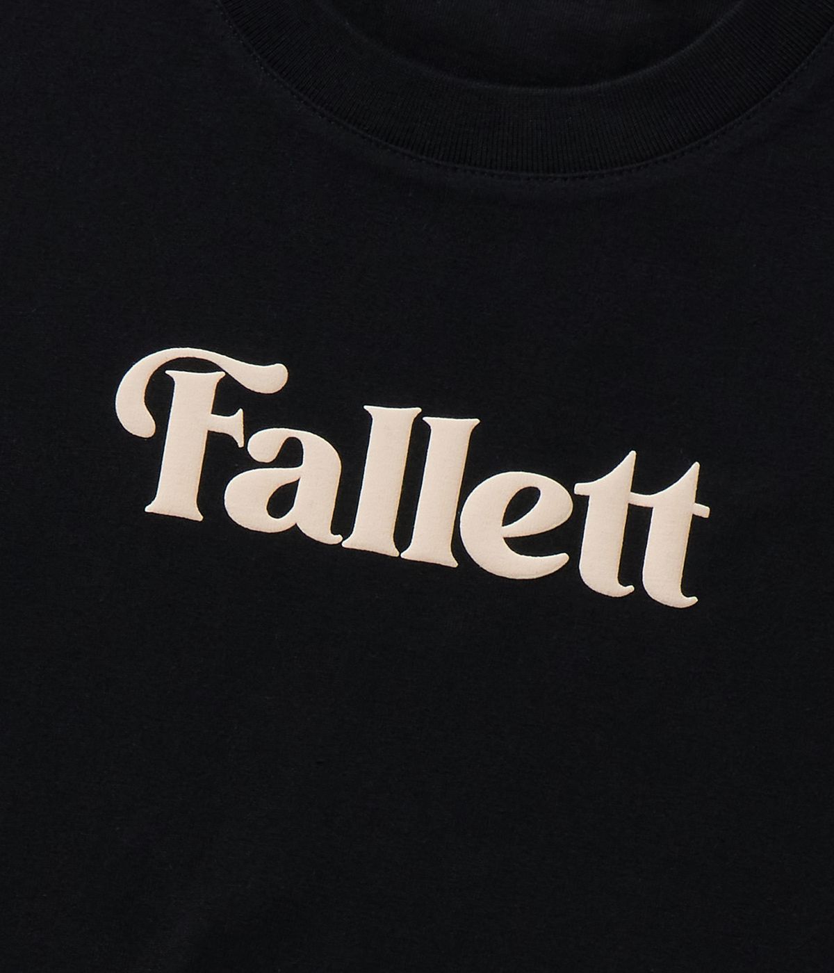팔렛(FALLETT) 스토리 로고 반팔티 블랙
