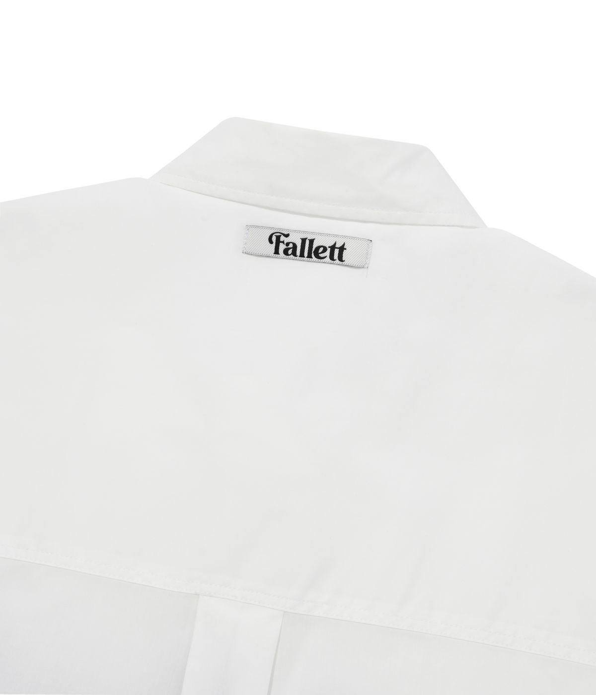 팔렛(FALLETT) 스머징 로고 그라피티 반팔 셔츠 화이트