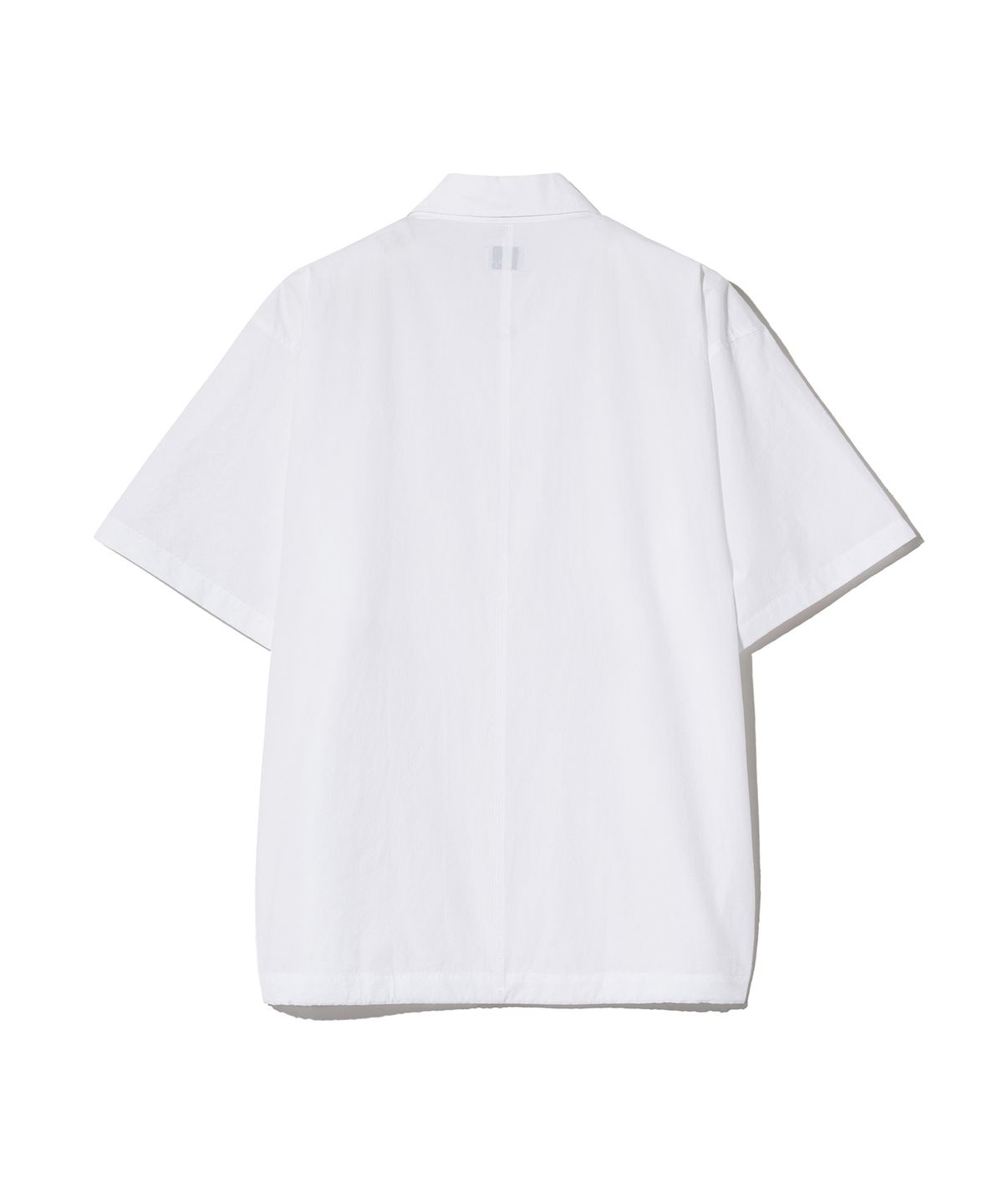 다이아몬드 레이라(DIAMOND LAYLA) [COOL COTTON] 3-Stitch Open Collar Cotton 1/2 Shirt  S135  White