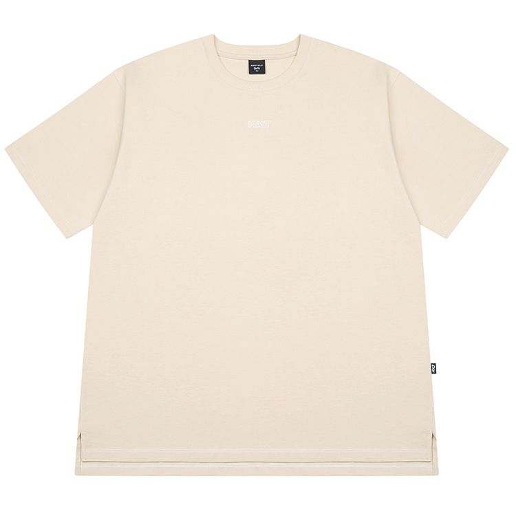 MUSINSA公式 | KINETICLO ダブルステッチ半袖Tシャツ（ベージュ）