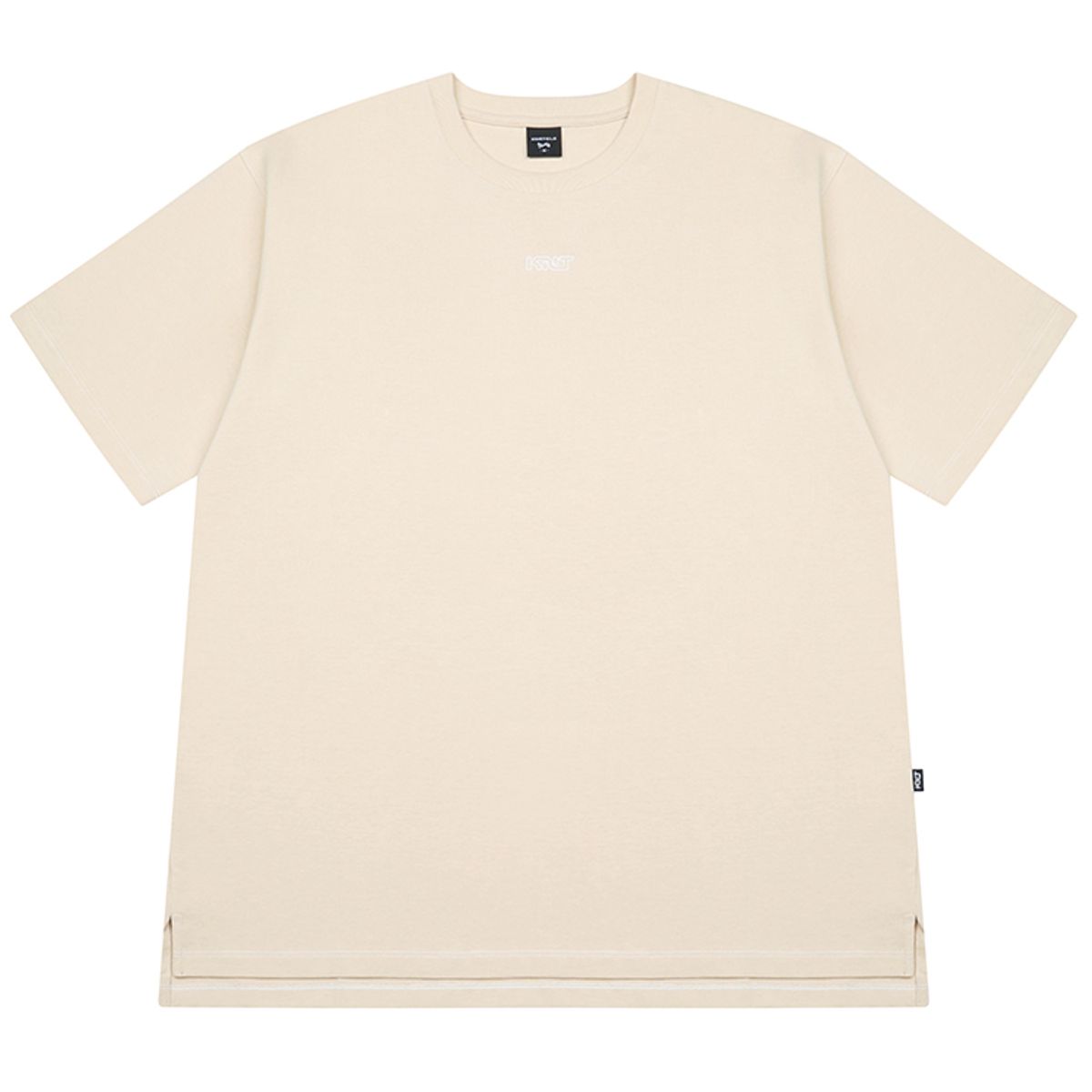 키네티클로(KINETICLO) 더블 스티치 반팔 티셔츠(BEIGE)