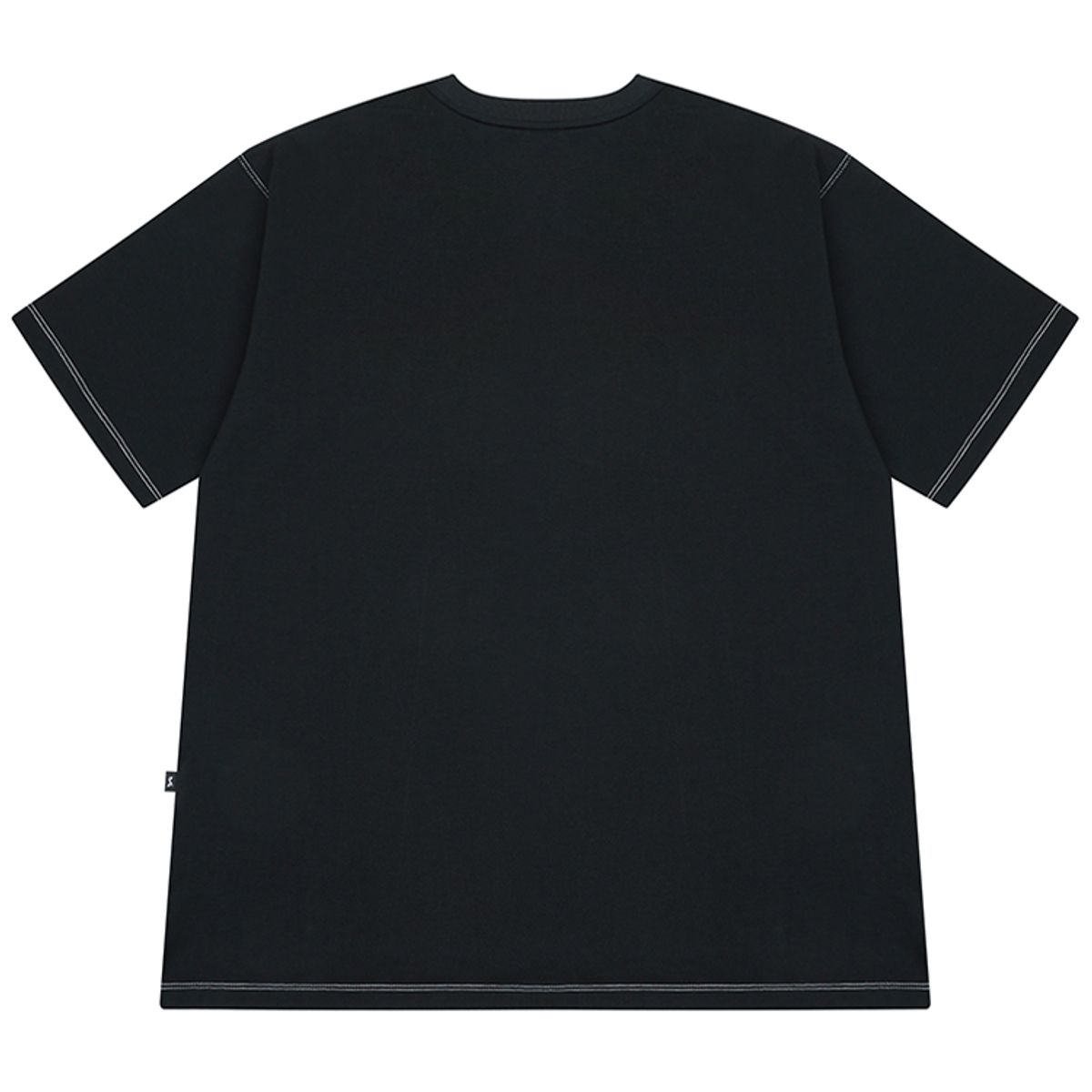 키네티클로(KINETICLO) 더블 스티치 반팔 티셔츠(BLACK)