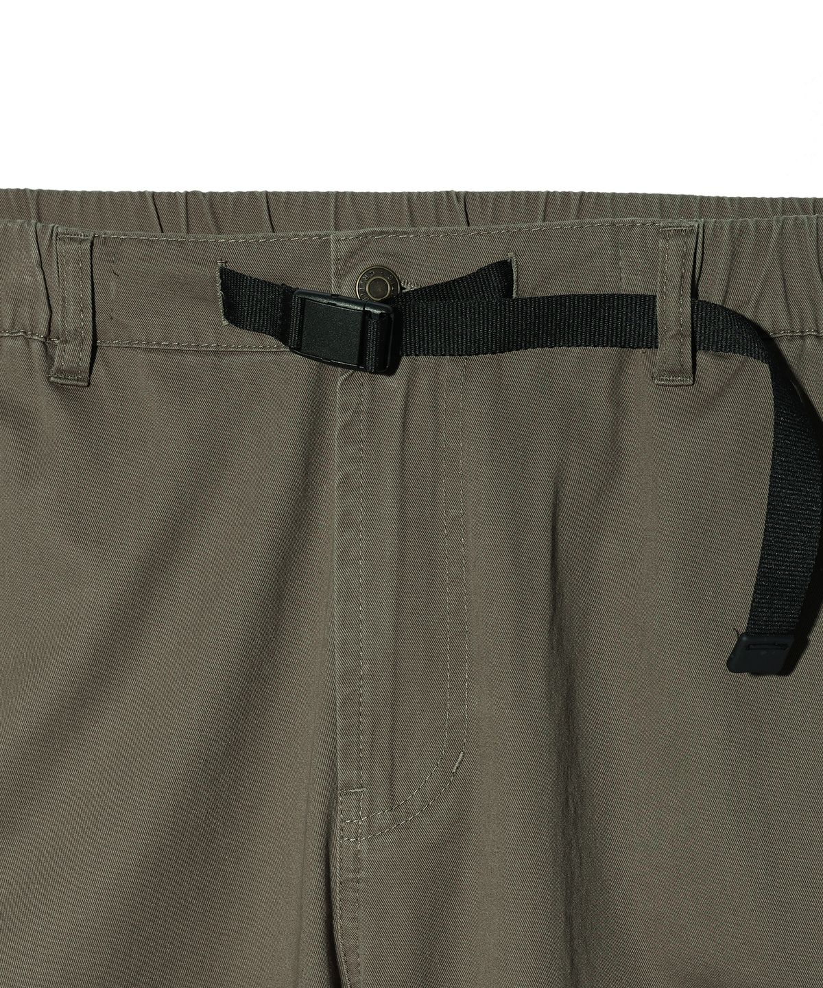 크리틱(CRITIC) BEBE X HALF DOUBLE KNEE POCKET COTTON PANTS KHAKI