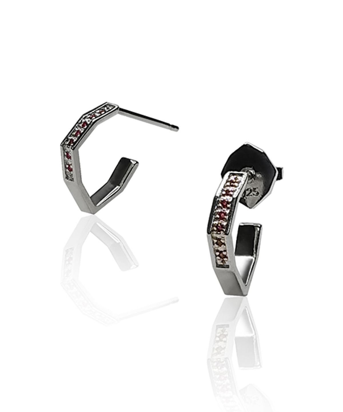 세크메트(SEKHMET) 하토르  13mm 가넷 귀걸이