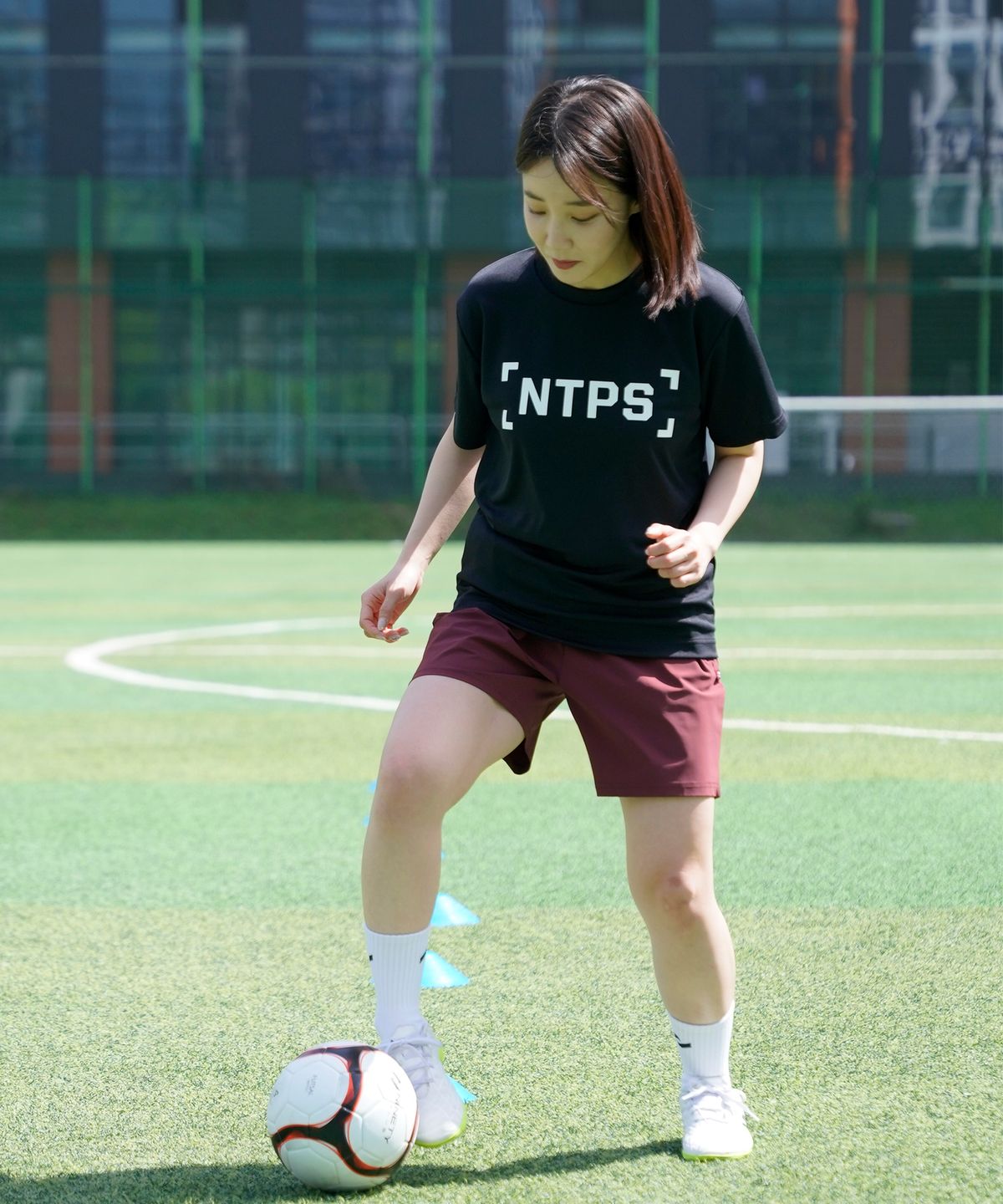 나인티플러스(NINETY PLUS) 컴뱃 쿨링 하프팬츠V2 (레디쉬퍼플)