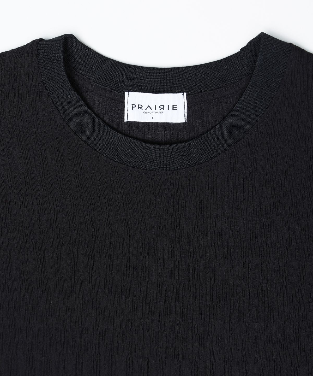 프레리(PRAIRIE) 리조트 오버사이즈 반팔티 (BLACK)