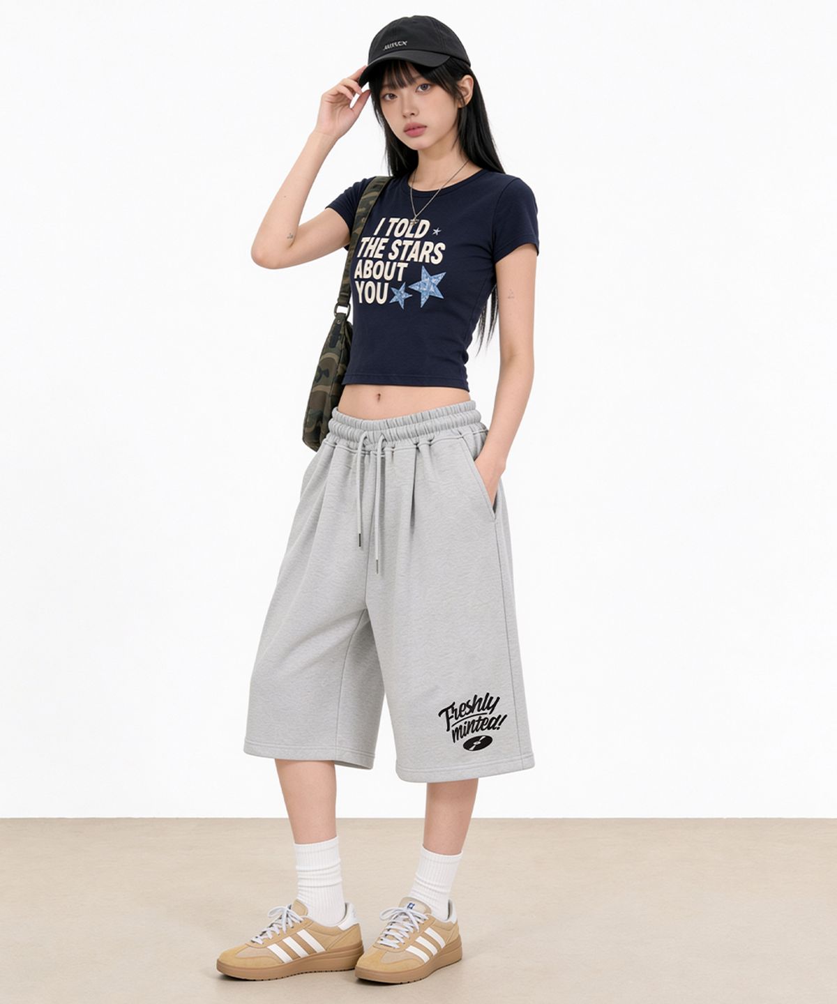 아티스트웨어(ARTISTWEAR) [ATW X 마더버드] 프레슬리민티드 버뮤다 하프팬츠