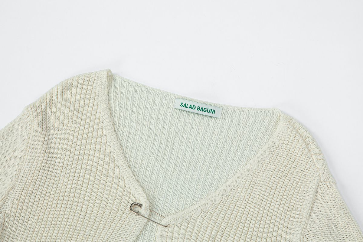 샐러드바구니(SALAD BAGUNI) Cardigan Setup - ivory